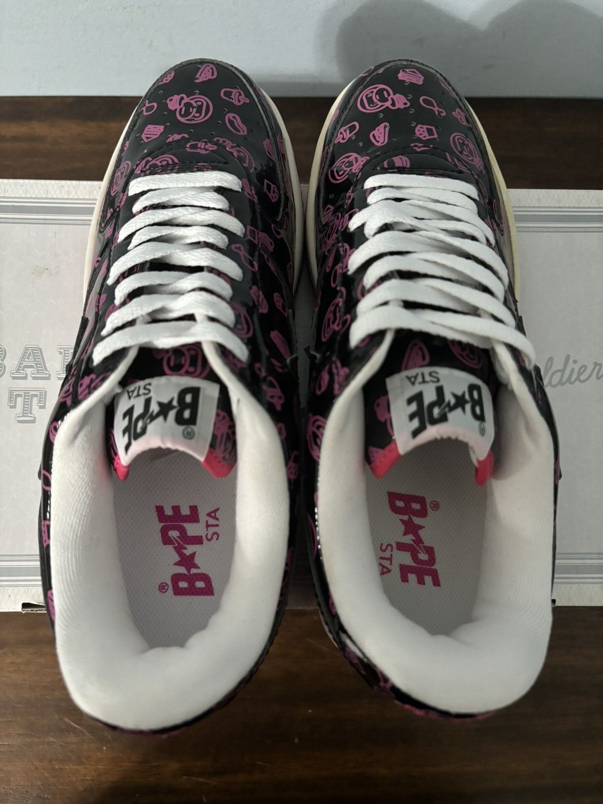 Bape A Bathing Ape Bape Sta Milo Junk Food Pink Size US 7.5 / EU 40-41 - 7 Thumbnail