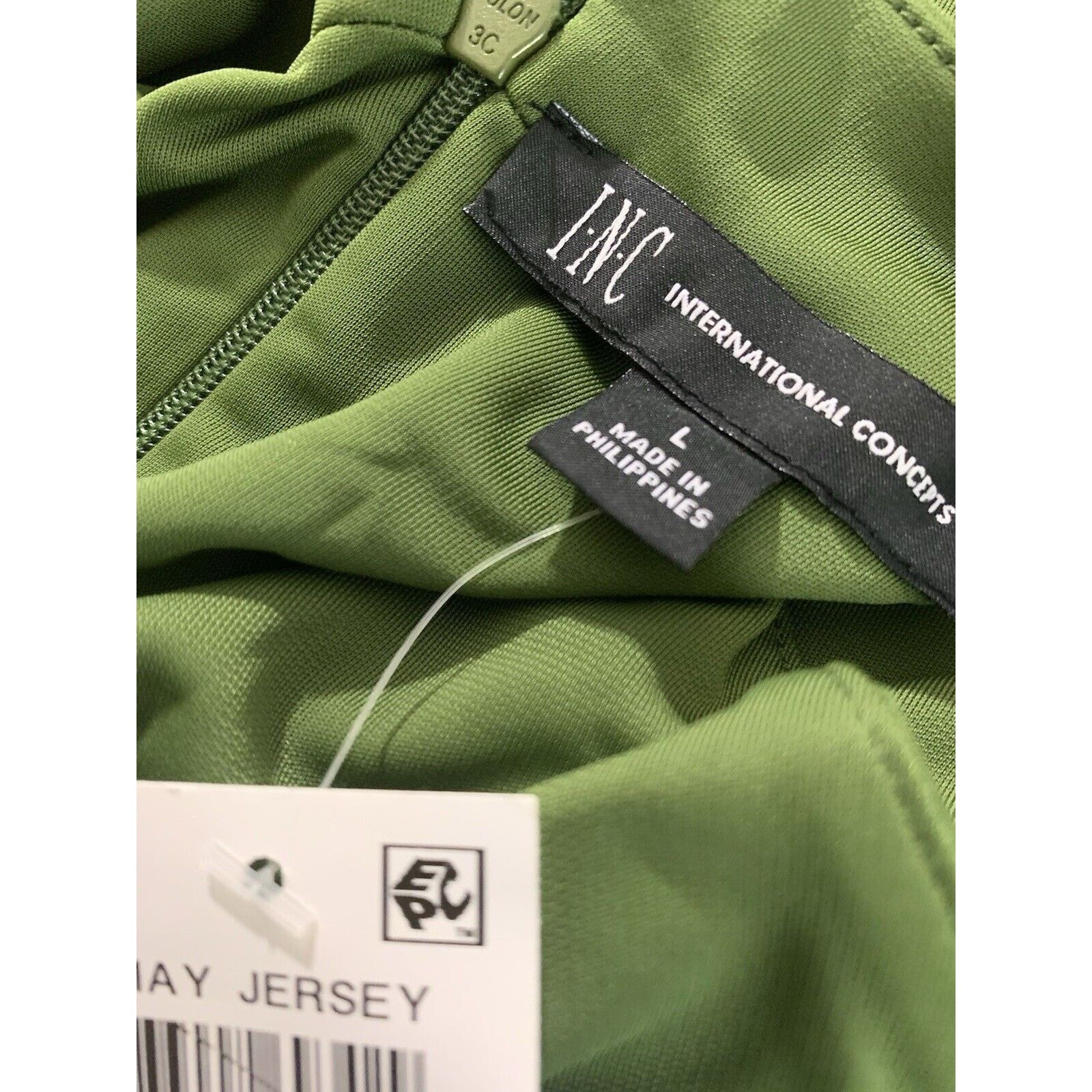 I.N.C Inc Women's Halter Tie-neck Jumpsuit | Green Size L | $99 Size 32" / US 10 / IT 46 - 8 Thumbnail