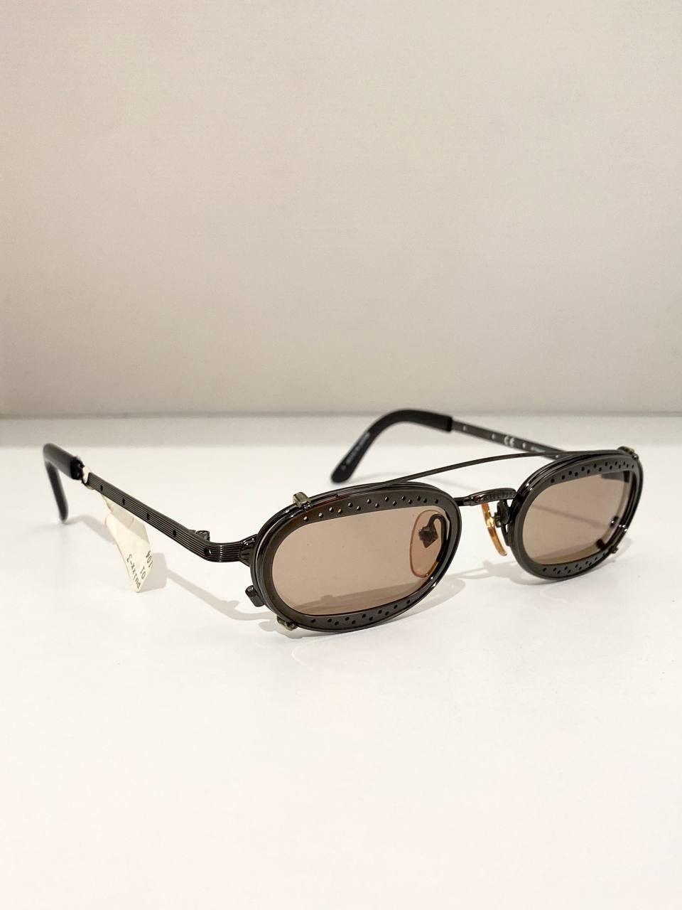 Jean Paul Gaultier Oval Round Retro Sunglasses Vintage Y2K Jean