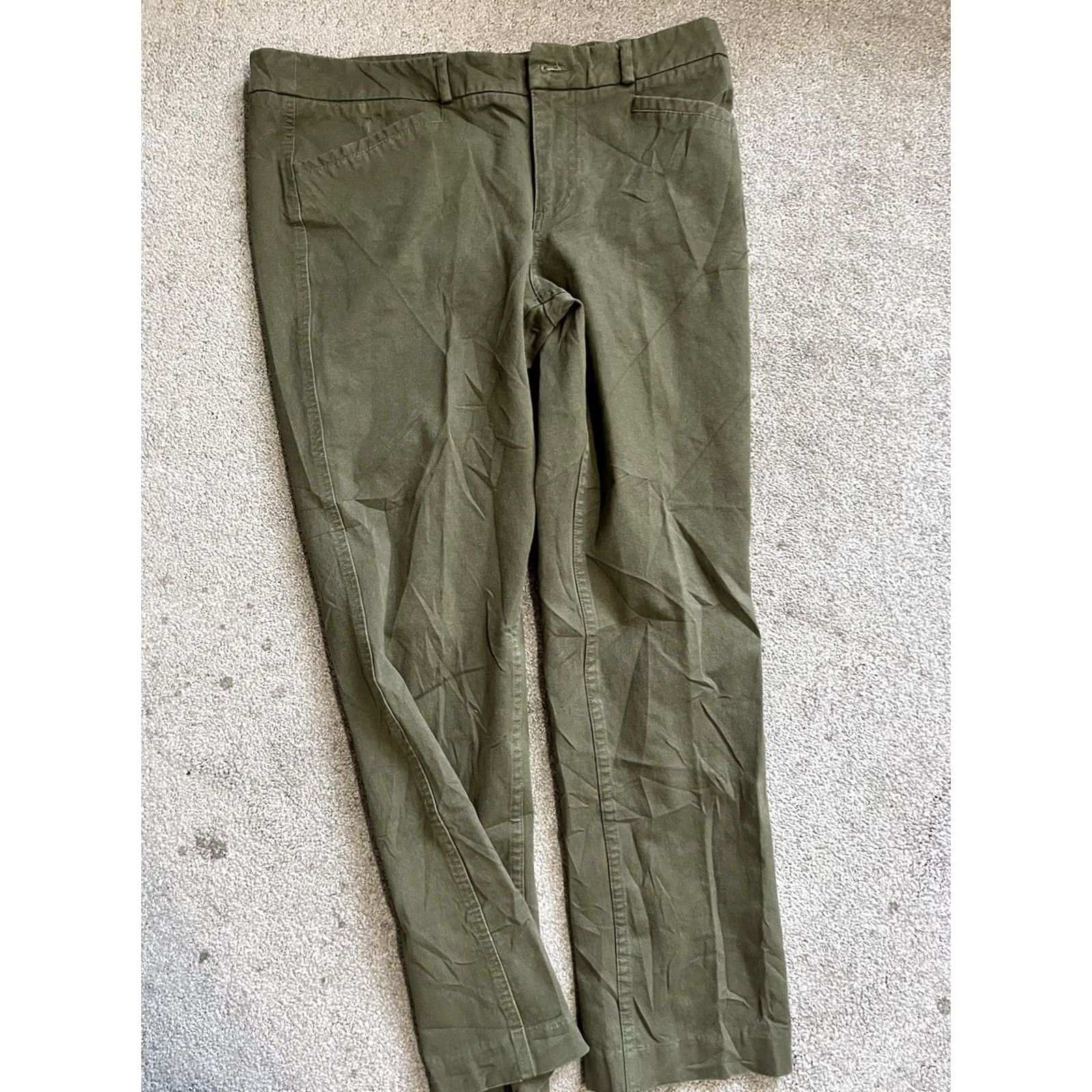 Banana Republic Banana Republic Pants Dress Pants Women's Straight Stretch Size 10 Green Size 32" / US 10 / IT 46 - 4 Thumbnail
