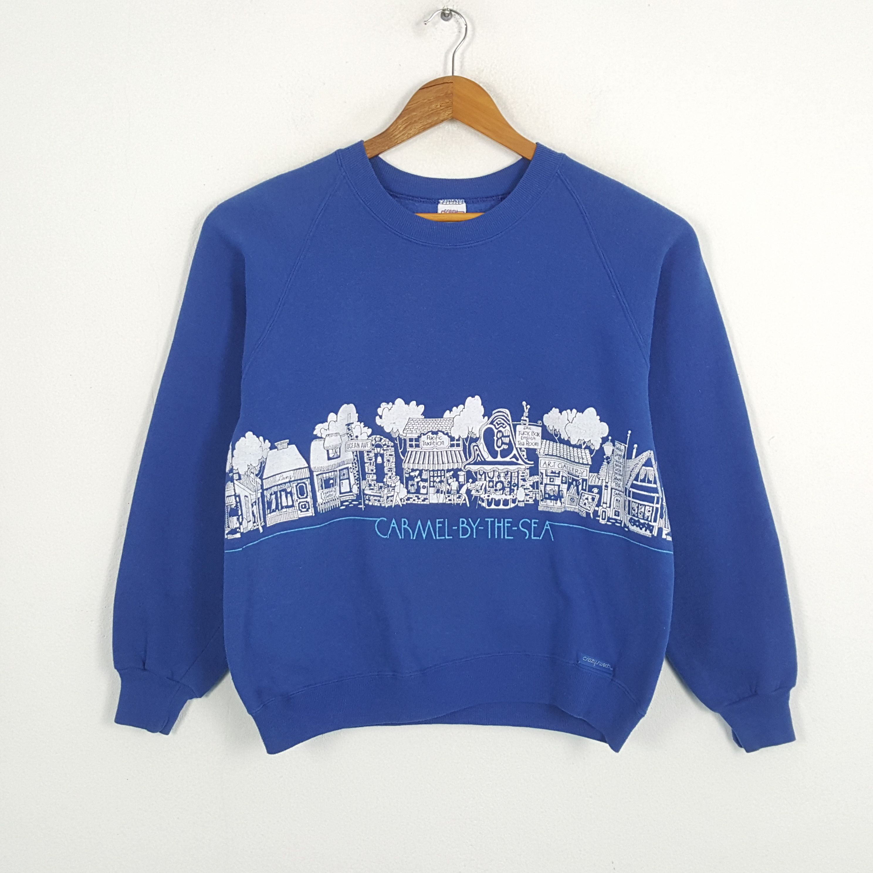 California Republic × Vintage Vintage 90's CARMEL BY THE SEA Promotion Sweatshirts Size US M / EU 48-50 / 2 - 1 Thumbnail