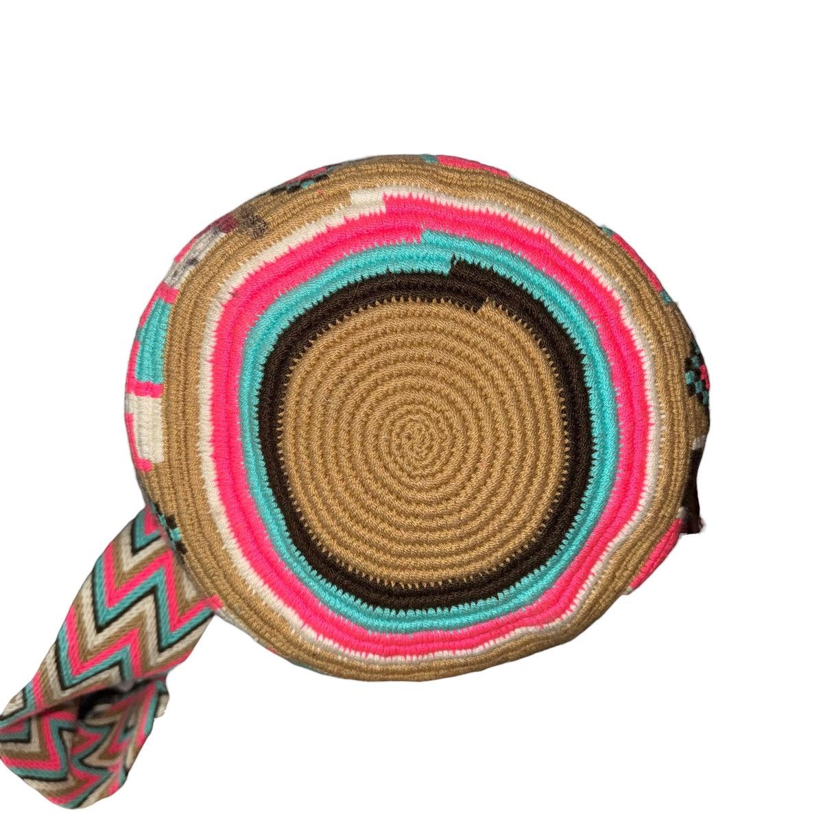 Other Multicolor handmade Colombian Wayuu Mochila bucket bag Size ONE SIZE - 5 Thumbnail