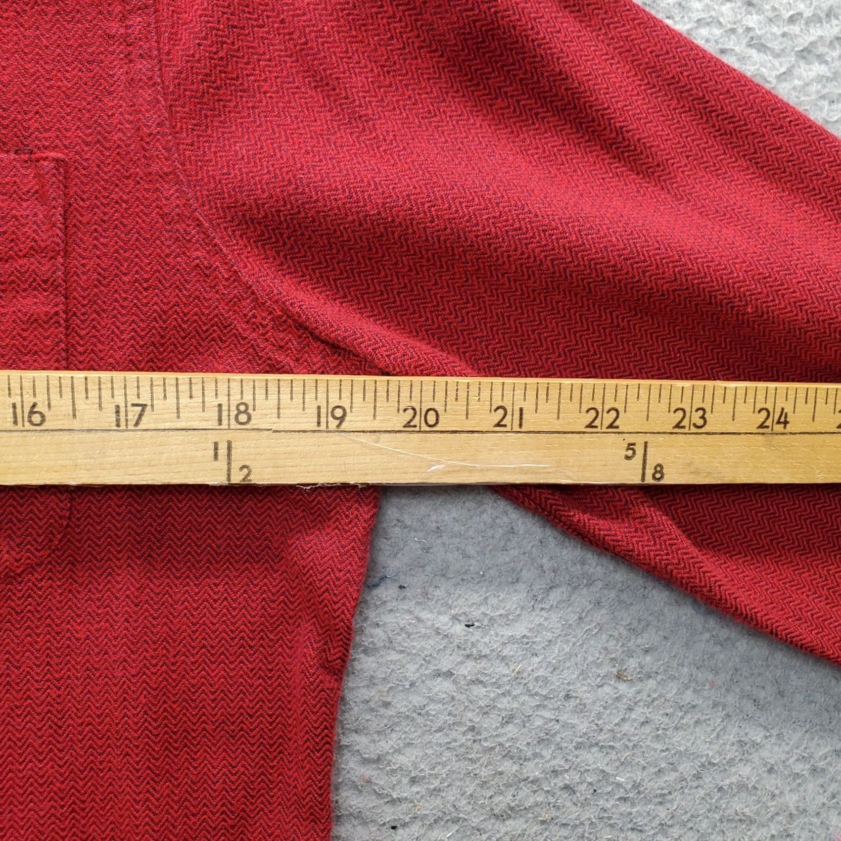 Vintage Woolrich Shirt Women M Dark Red Detail Chest Pockets Long Sleeve Button Up Size M / US 6-8 / IT 42-44 - 4 Thumbnail