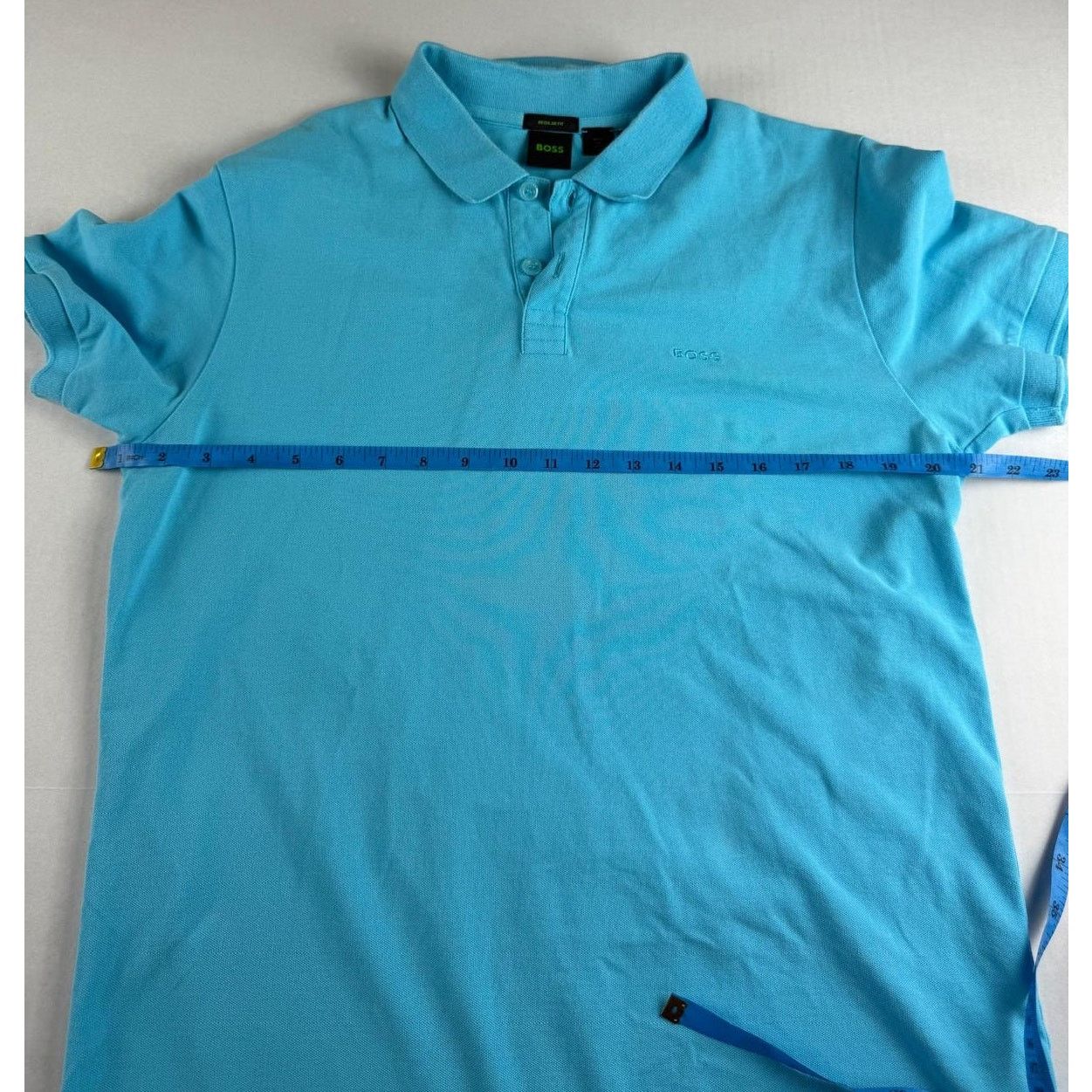 Hugo Boss BOSS Men's Button Collar Shirt - Size Large - Size US L / EU 52-54 / 3 - 7 Thumbnail
