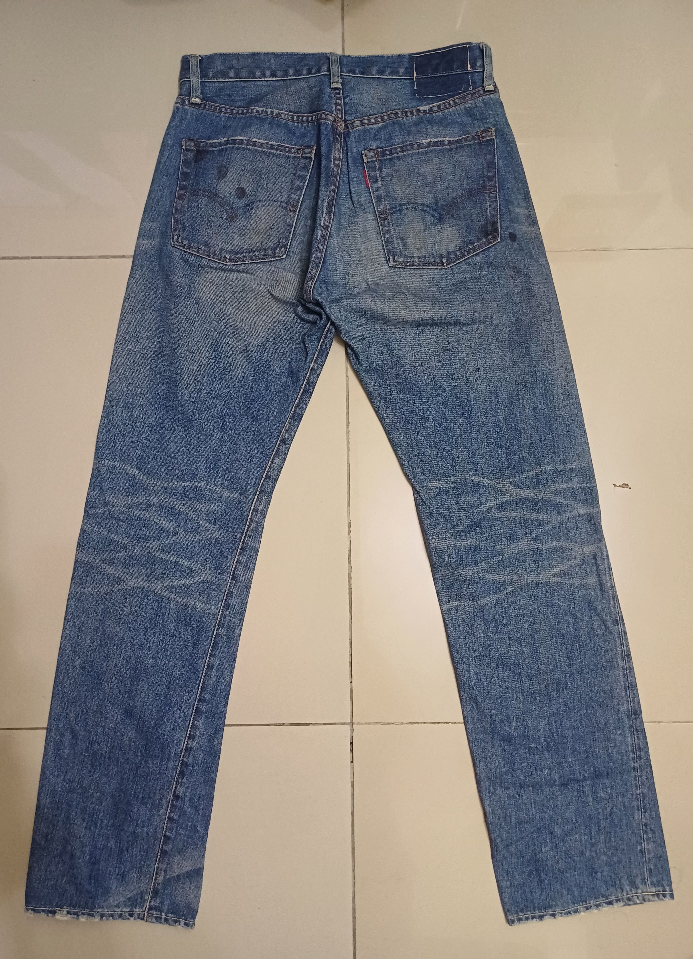 Levi's Made & Crafted × Levi's Vintage Clothing Distressed selvedge jeans... LEVIS 505 Size US 32 / EU 48 - 3 Thumbnail