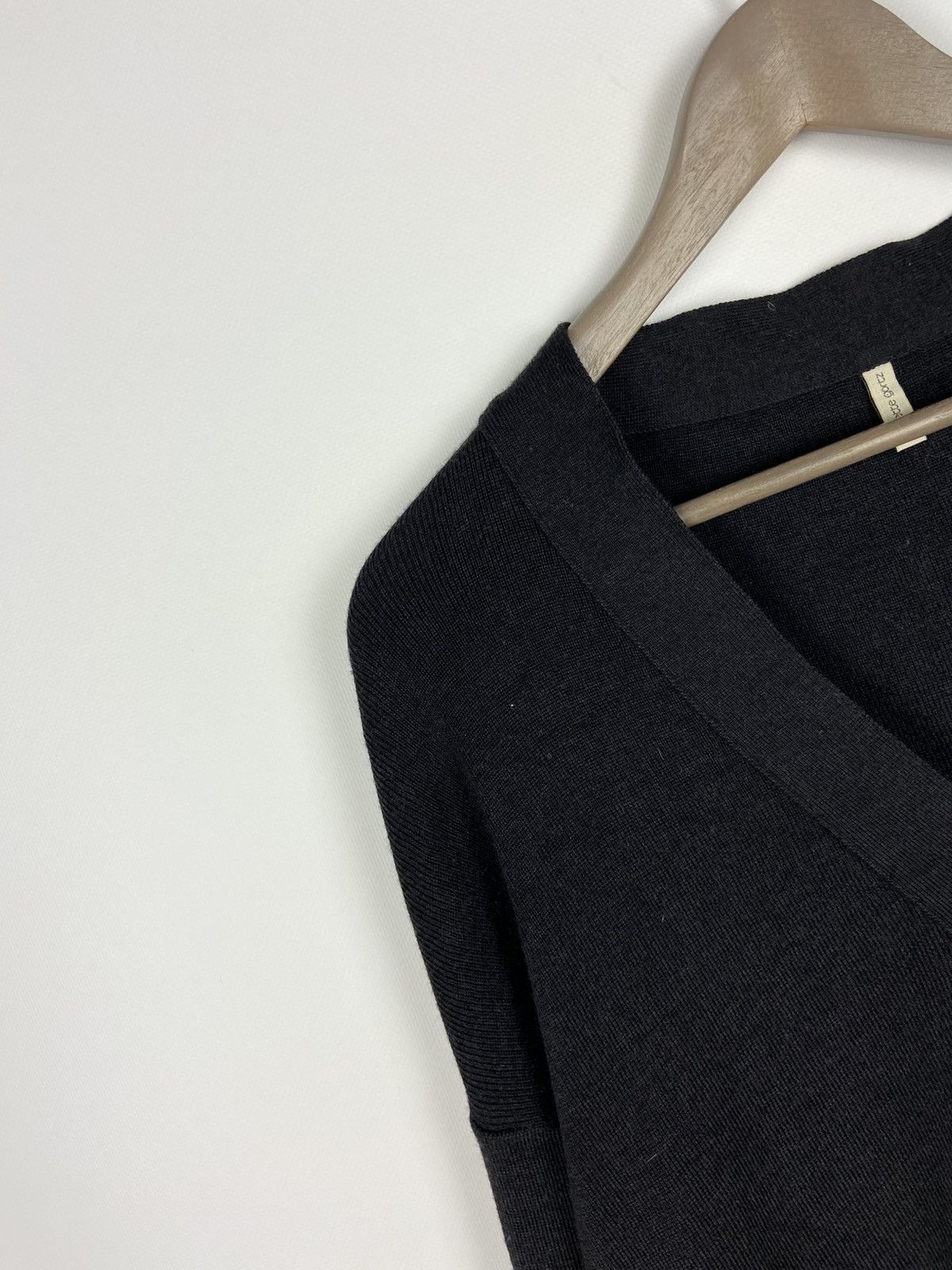 Annette Gortz Annette Gortz Wool/Silk Womens Black Zip Cardigan Sweater Size XS / US 0-2 / IT 36-38 - 4 Thumbnail