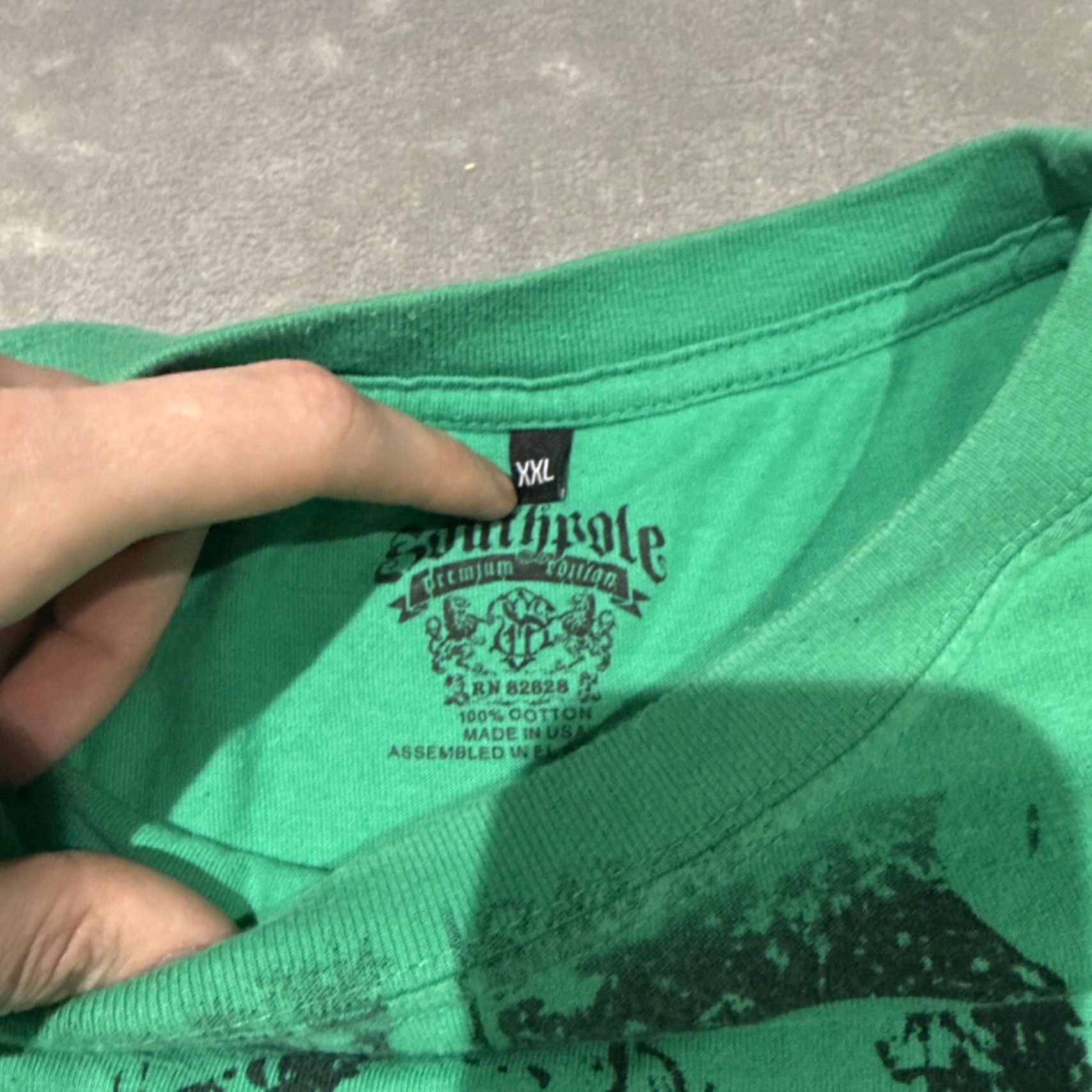 Southpole VINTAGE SOUTHPOLE Premium Edition Men’s Green Tee Shirt XL Size US XL / EU 56 / 4 - 3 Thumbnail