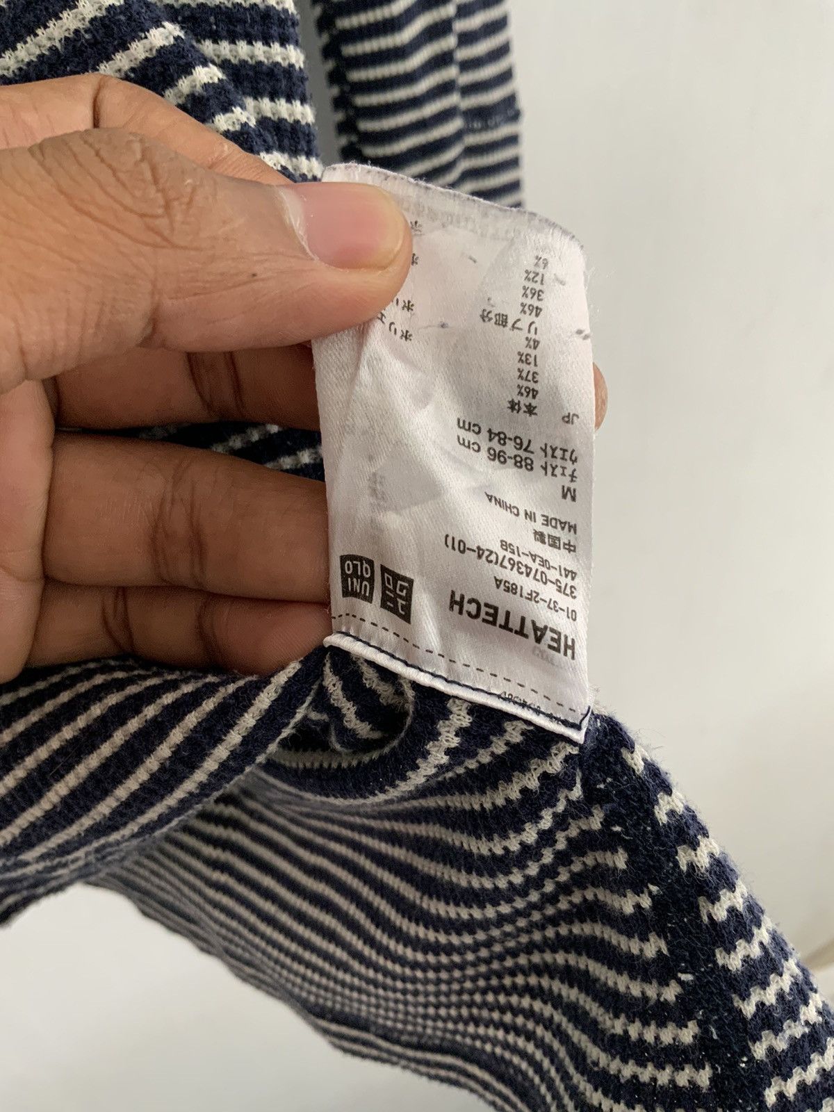 Japanese Brand Uniqlo undercover Stripe Long Sleeve Shirt Size US M / EU 48-50 / 2 - 14 Thumbnail