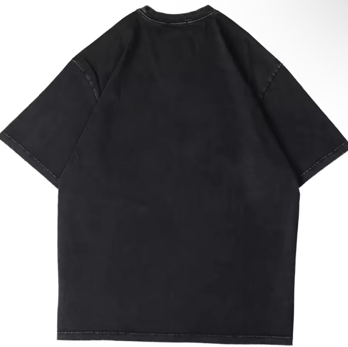 Japanese Brand Vintage Japanese Gothic Girl Washed Short Sleeve T-Shirt Size US XL / EU 56 / 4 - 2 Thumbnail