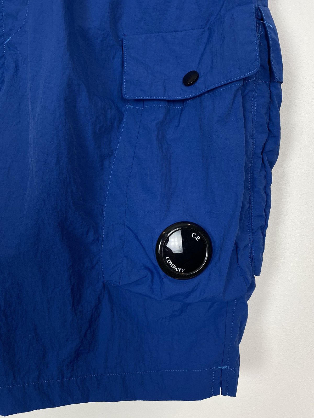 C.P. Company C.P. Company Nylon Cargo Shorts Blue Massimo Osti Luxury Size US 32 / EU 48 - 3 Thumbnail