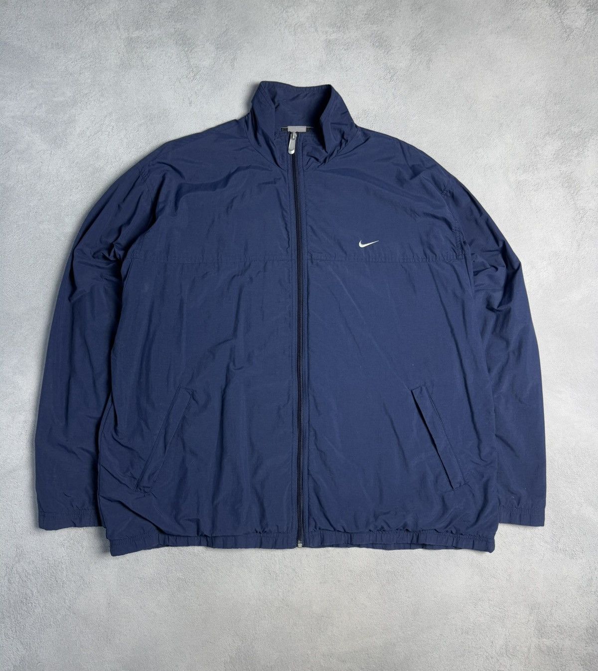 Nike Vintage Nike Center Swoosh Drill Track Jacket size L Size US L / EU 52-54 / 3 - 1 Thumbnail