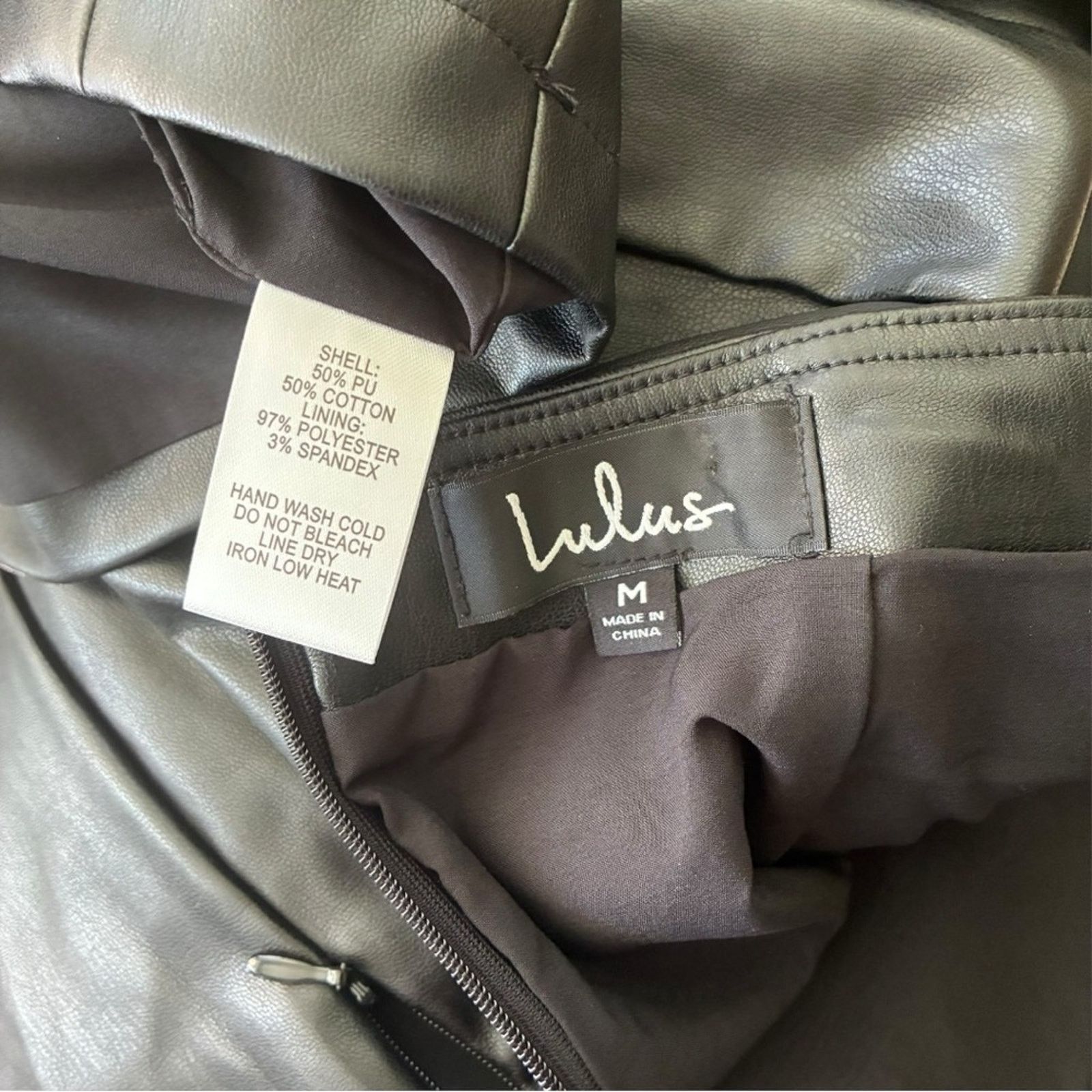 Other Lulus faux leather mini skirt Women's Medium Size 30" / US 8 / IT 44 - 7 Thumbnail