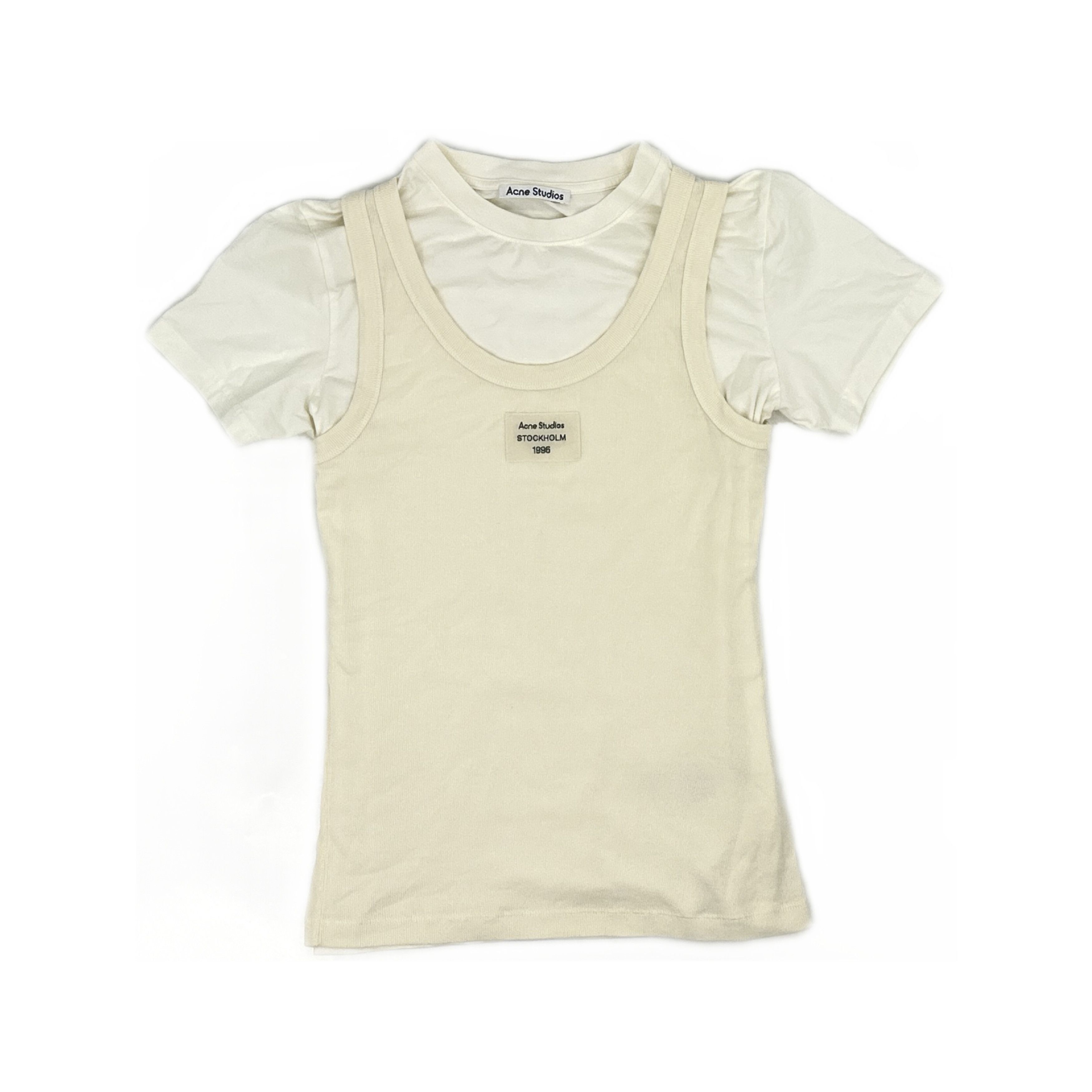 Acne Studios Acne Studios Stockholm 1996 Layered T-Shirt Size M Size M / US 6-8 / IT 42-44 - 1 Thumbnail