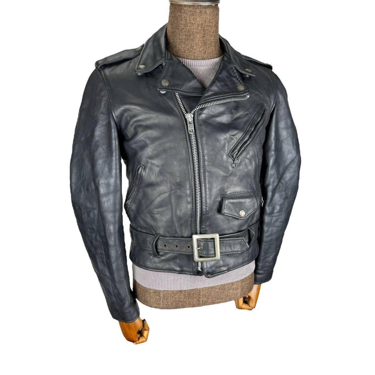 Schott ☀️SCHOTT PERFECTO 618 LEATHER JACKET Size US S / EU 44-46 / 1 - 1 Thumbnail