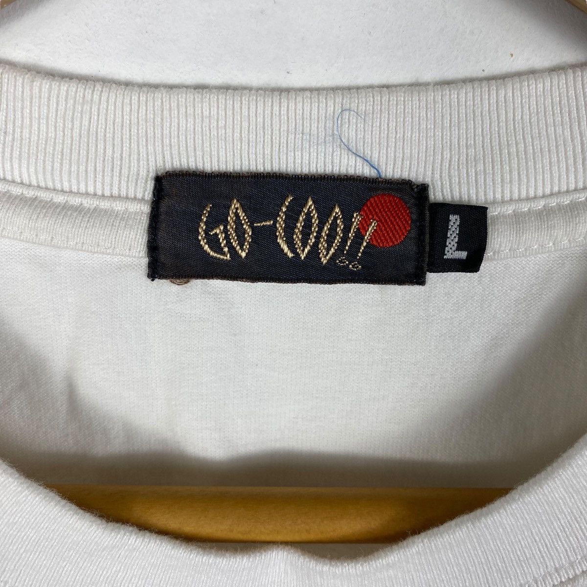 Japanese Brand Japanese Oriental GO-COOL Embroidery Sakura & Gold Fish Tee Size US L / EU 52-54 / 3 - 9 Thumbnail