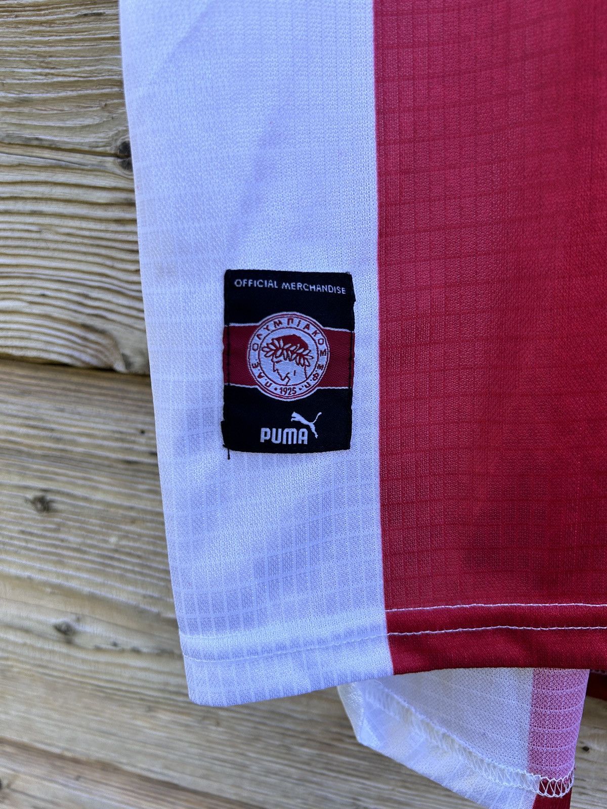 Puma 90s Vintage Puma Olympiacos Fc Unreleased Soccer Jersey Size US L / EU 52-54 / 3 - 7 Thumbnail