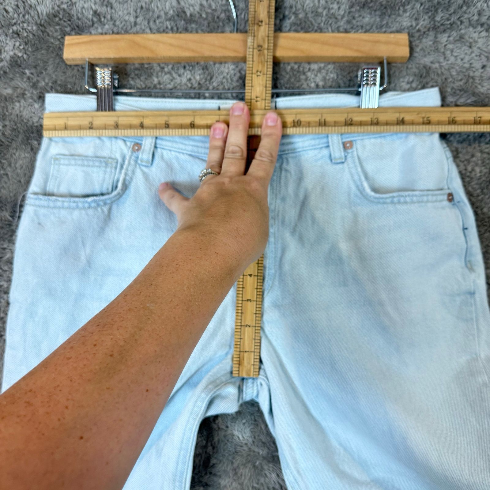 Free People Free People Maggie Mid Rise Jeans Light Wash 28 Size 28" / US 6 / IT 42 - 8 Thumbnail