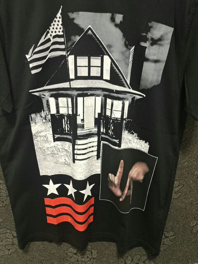 Givenchy Givenchy Summer Five-Star Stripe Printed Short Sleeve Size US XXS / EU 40 - 3 Thumbnail