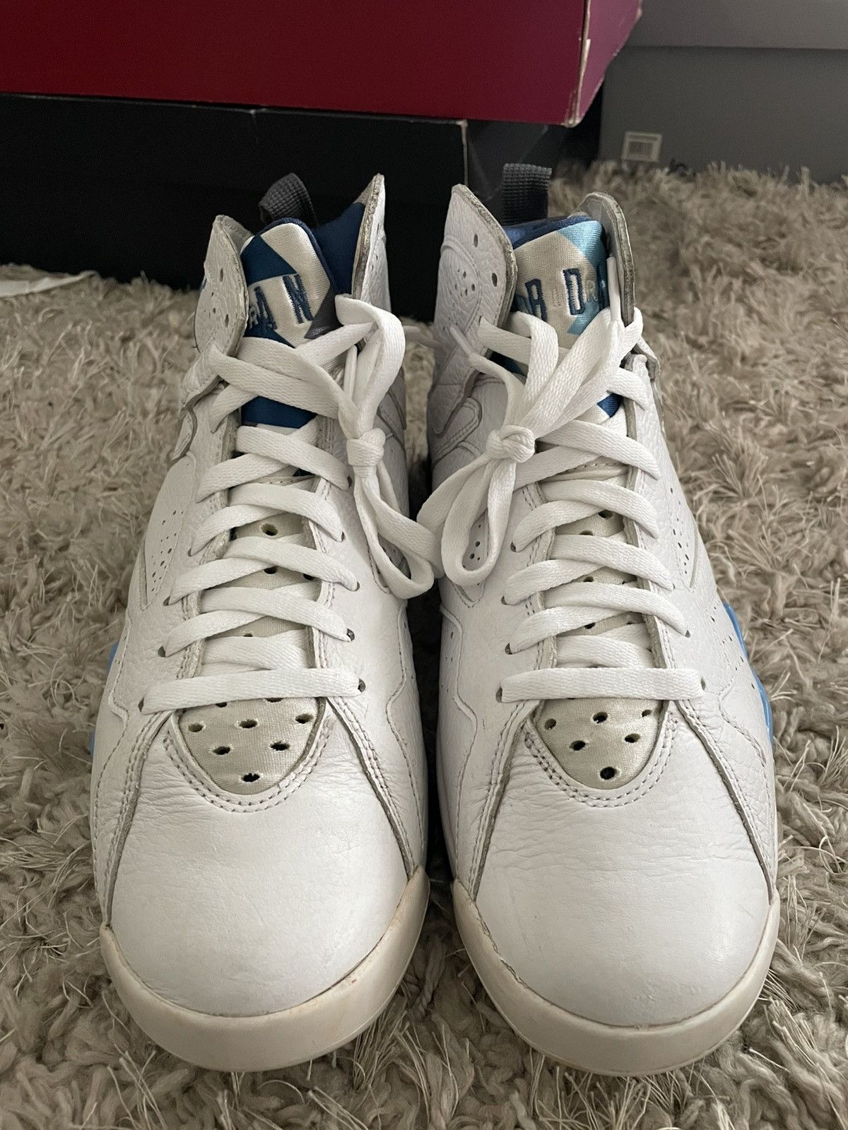 Jordan Brand Jordan 7 French Blue Size US 9 / EU 42 - 4 Thumbnail