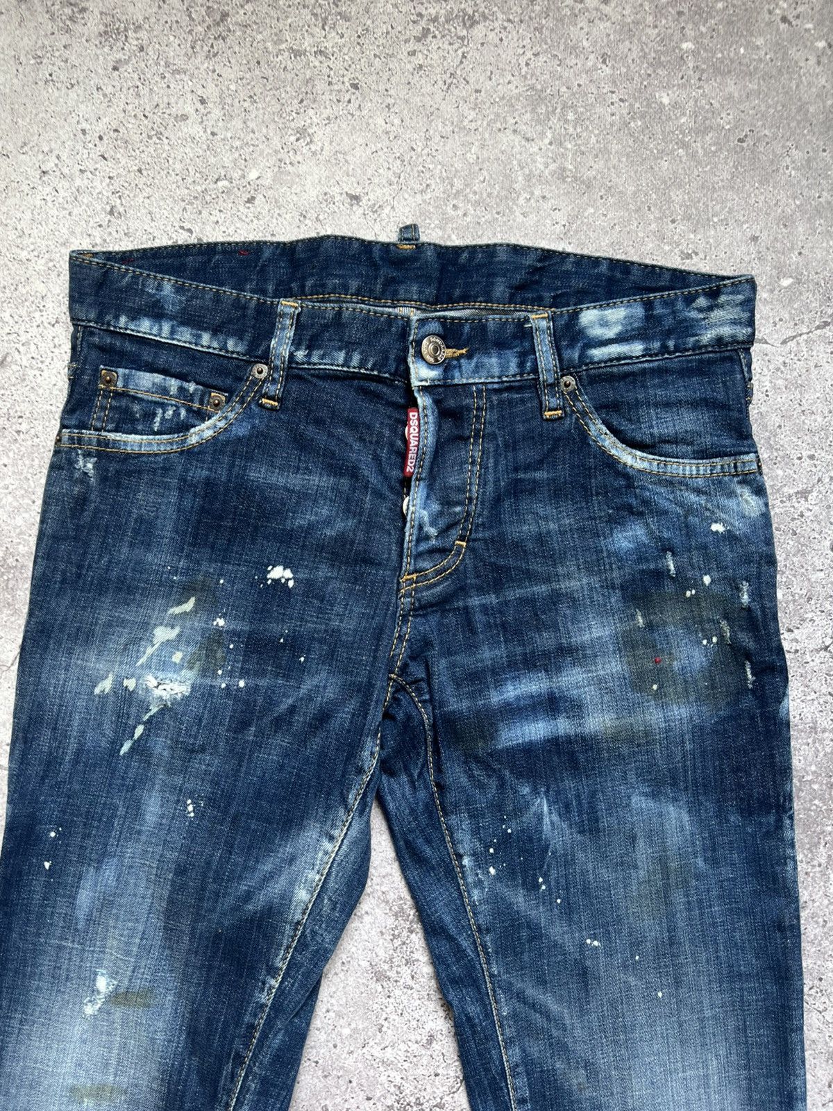 Dsquared2 Dsquared2 Men's Distressed Denim Jeans Slim Size US 32 / EU 48 - 3 Thumbnail