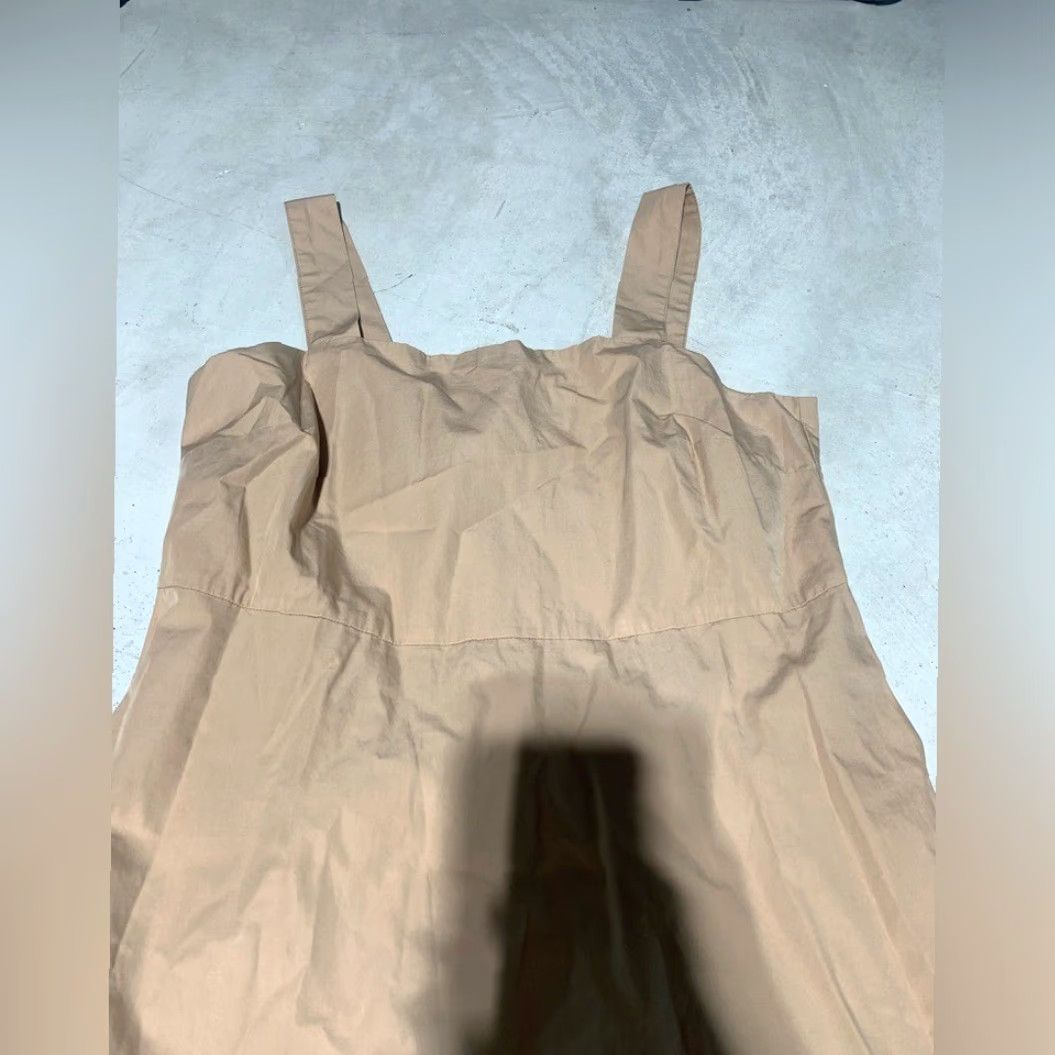 Madewell Madewell Sundress Button-Back Tiered Long Beige Women 6 Regular) Size M / US 6-8 / IT 42-44 - 4 Thumbnail