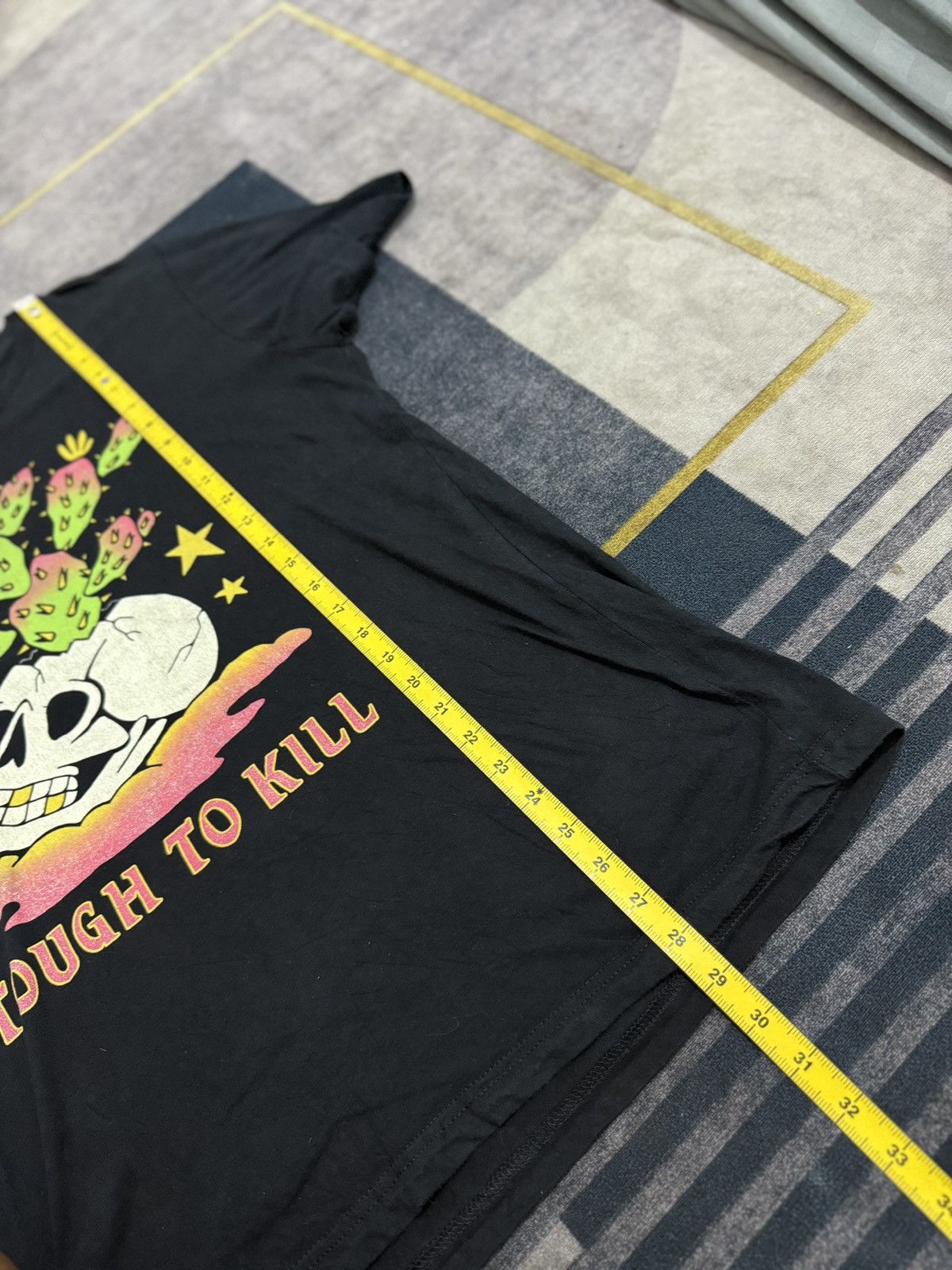 Japanese Brand CANVAS SKULL ART TSHIRT Size US XL / EU 56 / 4 - 7 Thumbnail