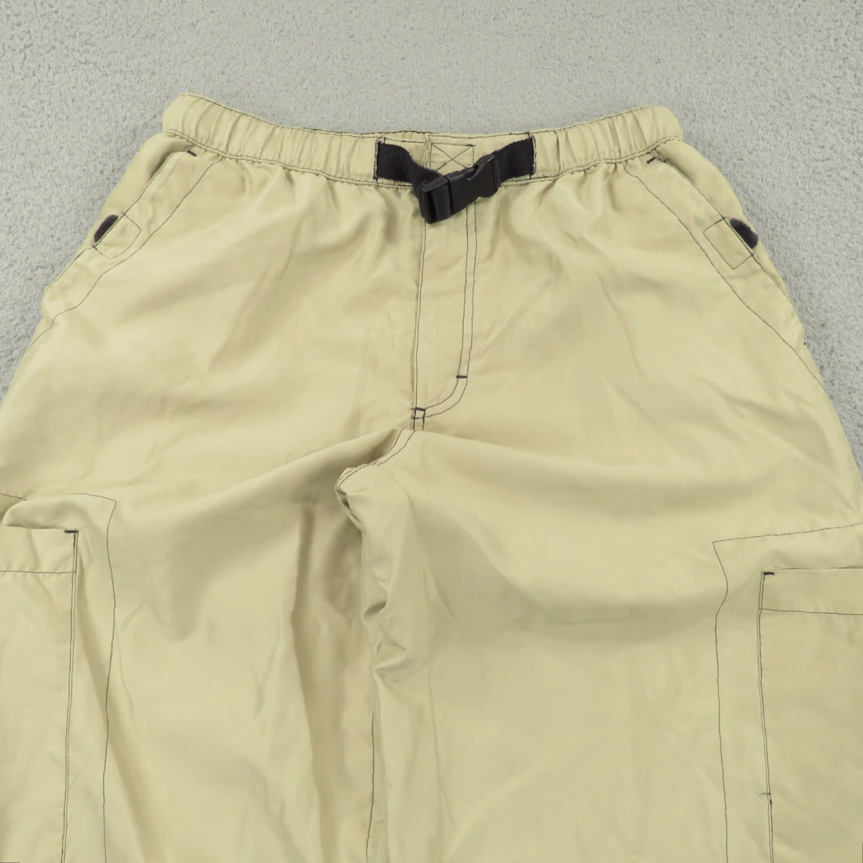 Old Navy VINTAGE Old Navy Baggy Pants Men M Cargo Wide-Leg 32 Beige 90s Grunge Hip Hop 5-Pocket Style Mens Size US 31 - 6 Thumbnail