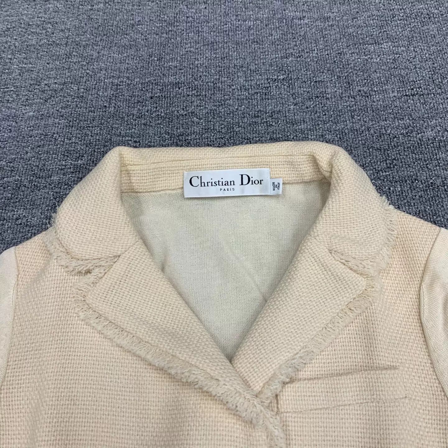 Dior Dior cream wool cardigan 38 Size S / US 4 / IT 40 - 7 Thumbnail