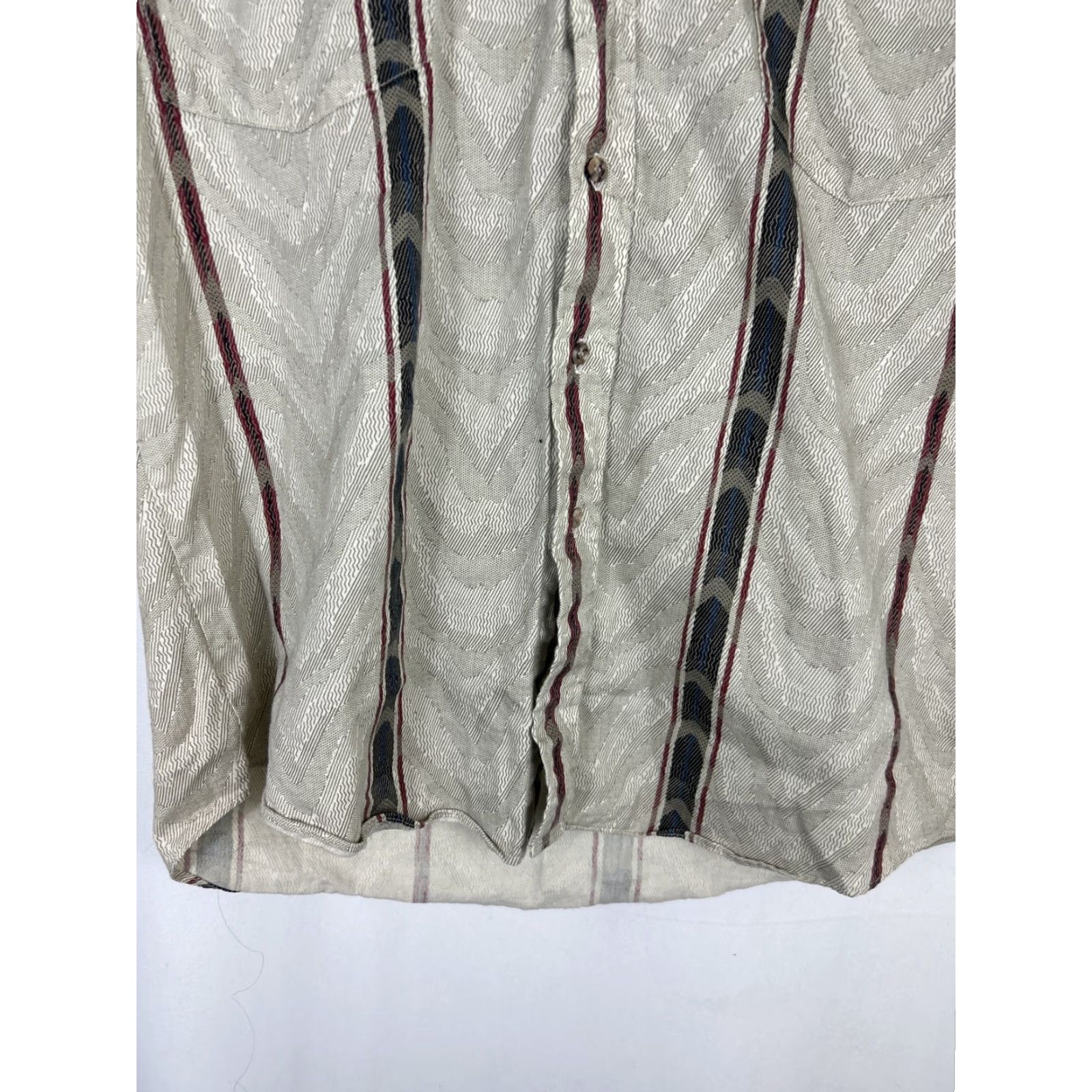Roper Line Roo Roper Mens Large Striped Western Button-Up Shirt Size US L / EU 52-54 / 3 - 6 Thumbnail