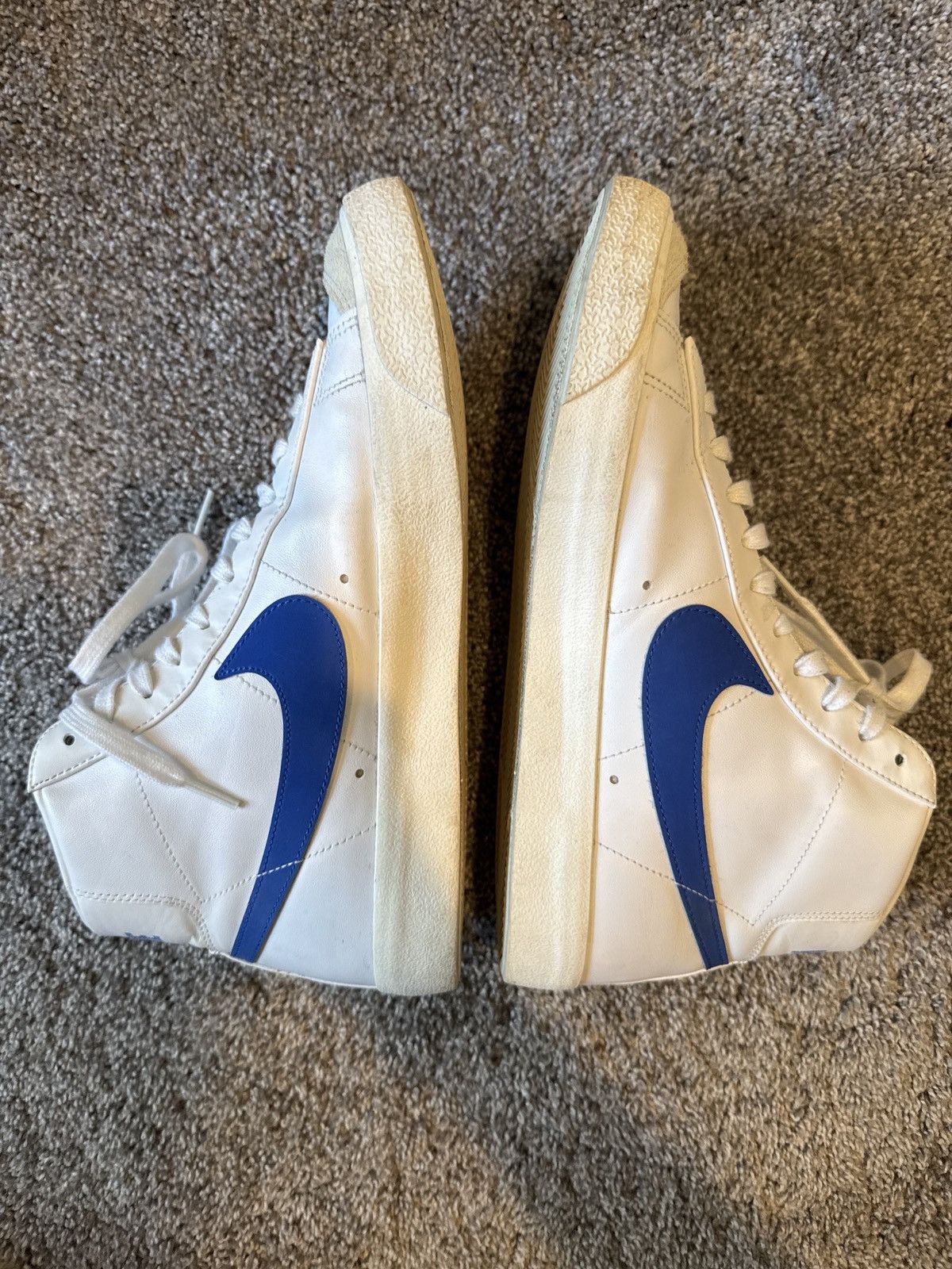 Nike Nearly new Nike blazers 77 blue swoosh Size US 10 / EU 43 - 2 Thumbnail