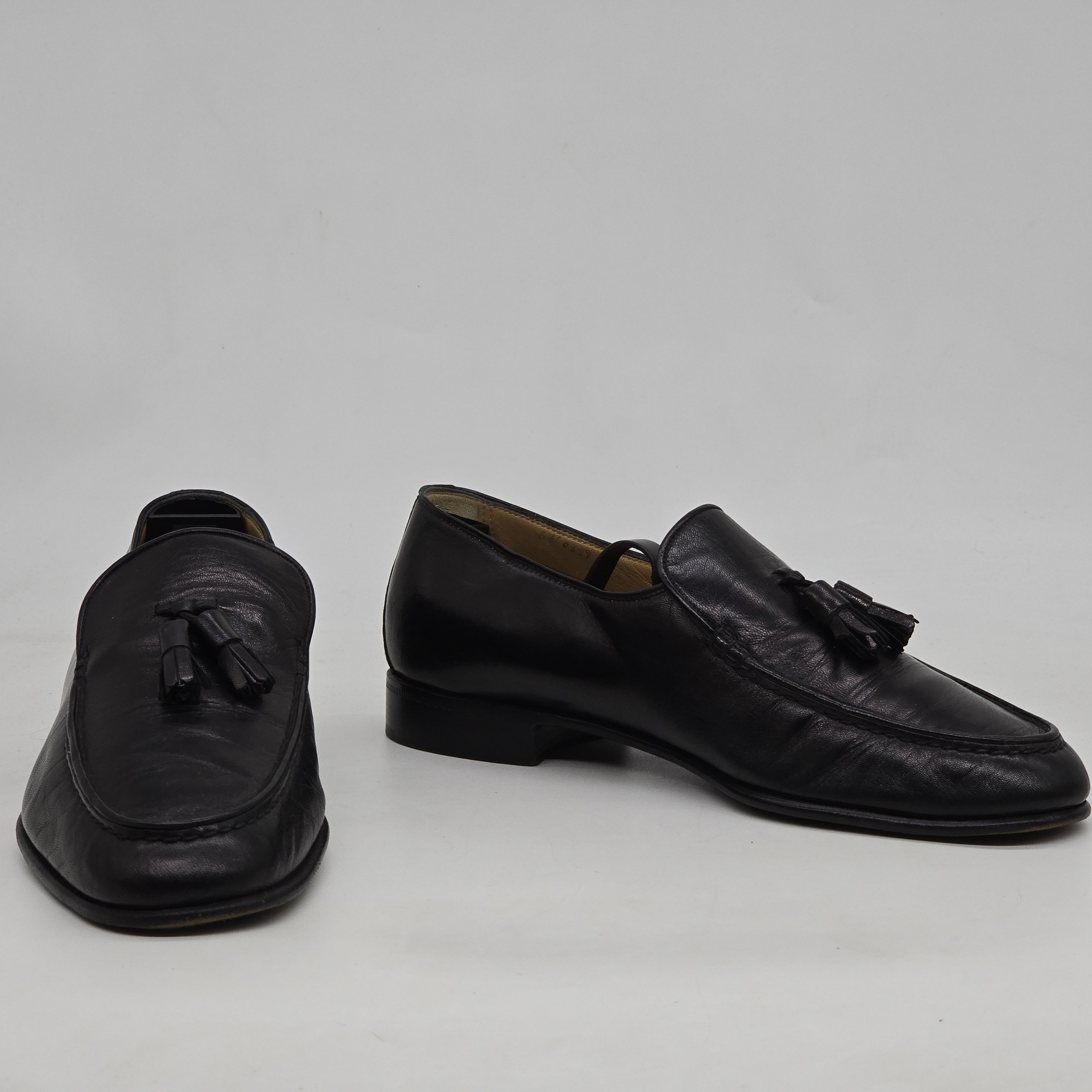 Berluti Berluti - Black Calf Leather Tassle Loafers Size US 7.5 / EU 40-41 - 2 Thumbnail