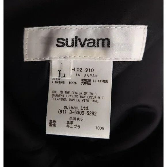 Leather Sulvam Scars Horce Leather Trousers Japan 3 S Black Horse Size US 28 / EU 44 - 9 Thumbnail