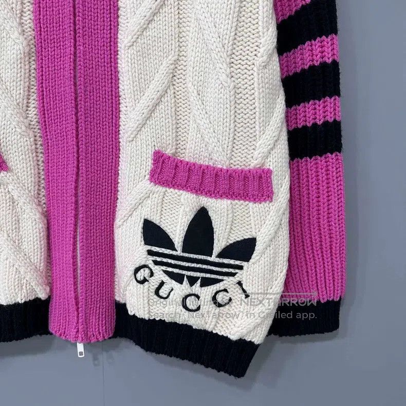 Gucci Gucci Clover logo knitted cardigan coat Size S / US 4 / IT 40 - 3 Thumbnail
