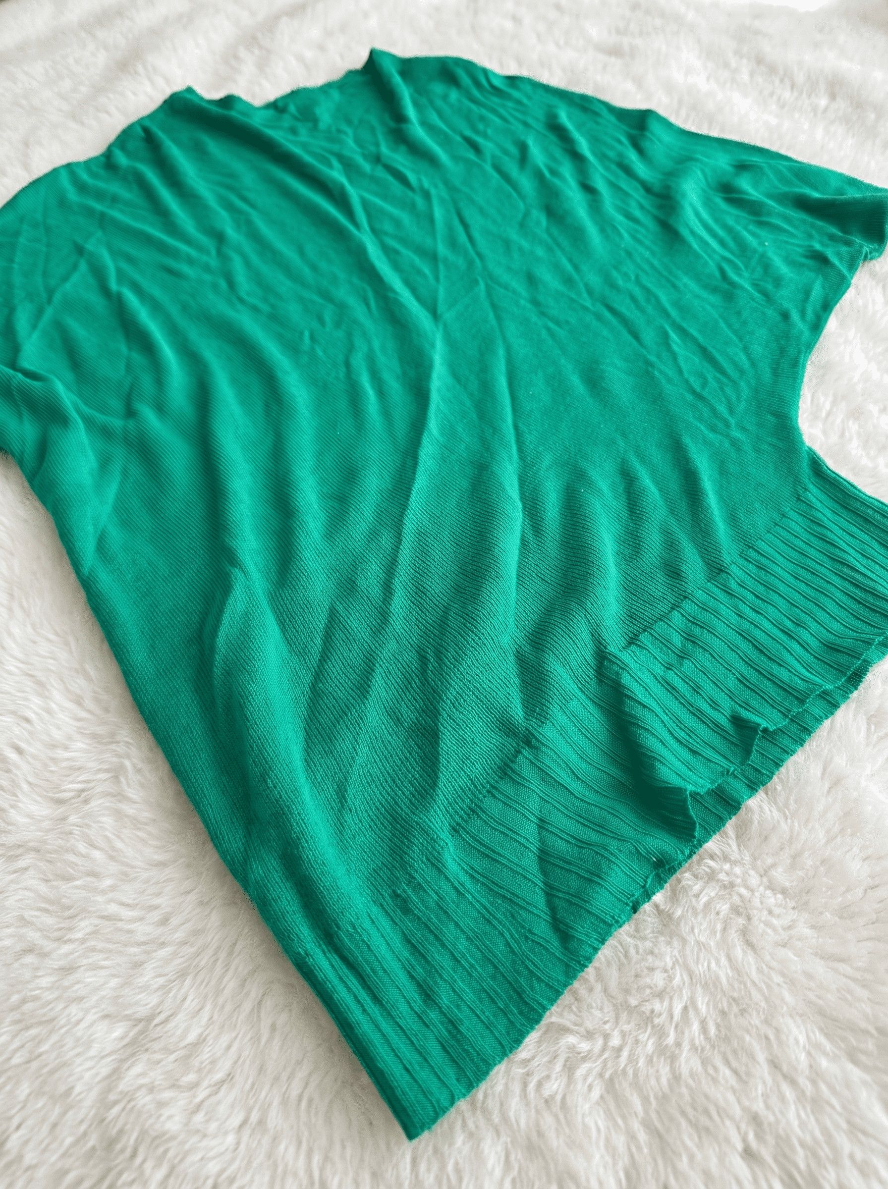 Miss Sixty Miss Sixty Y2K Metallic Graphic Knit Top Green/Silver Size S / US 4 / IT 40 - 4 Thumbnail