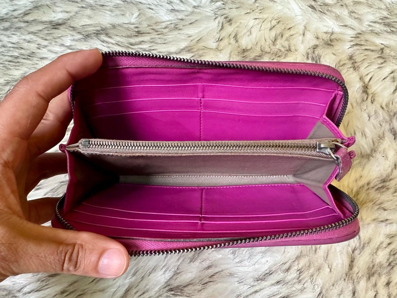 Bottega Veneta Authentic Bottega Veneta Intrecciato Zip Around Wallet Size ONE SIZE - 4 Thumbnail