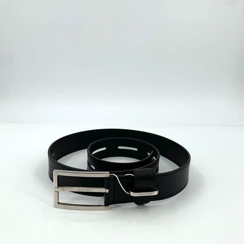Dior Dior Black smooth square buckle belt 2505-Nextarrow Size ONE SIZE - 3 Thumbnail