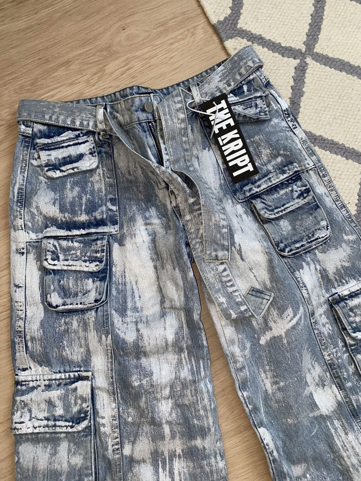THE KRIPT cargo jeans Size 27" / US 4 / IT 40 - 2 Thumbnail