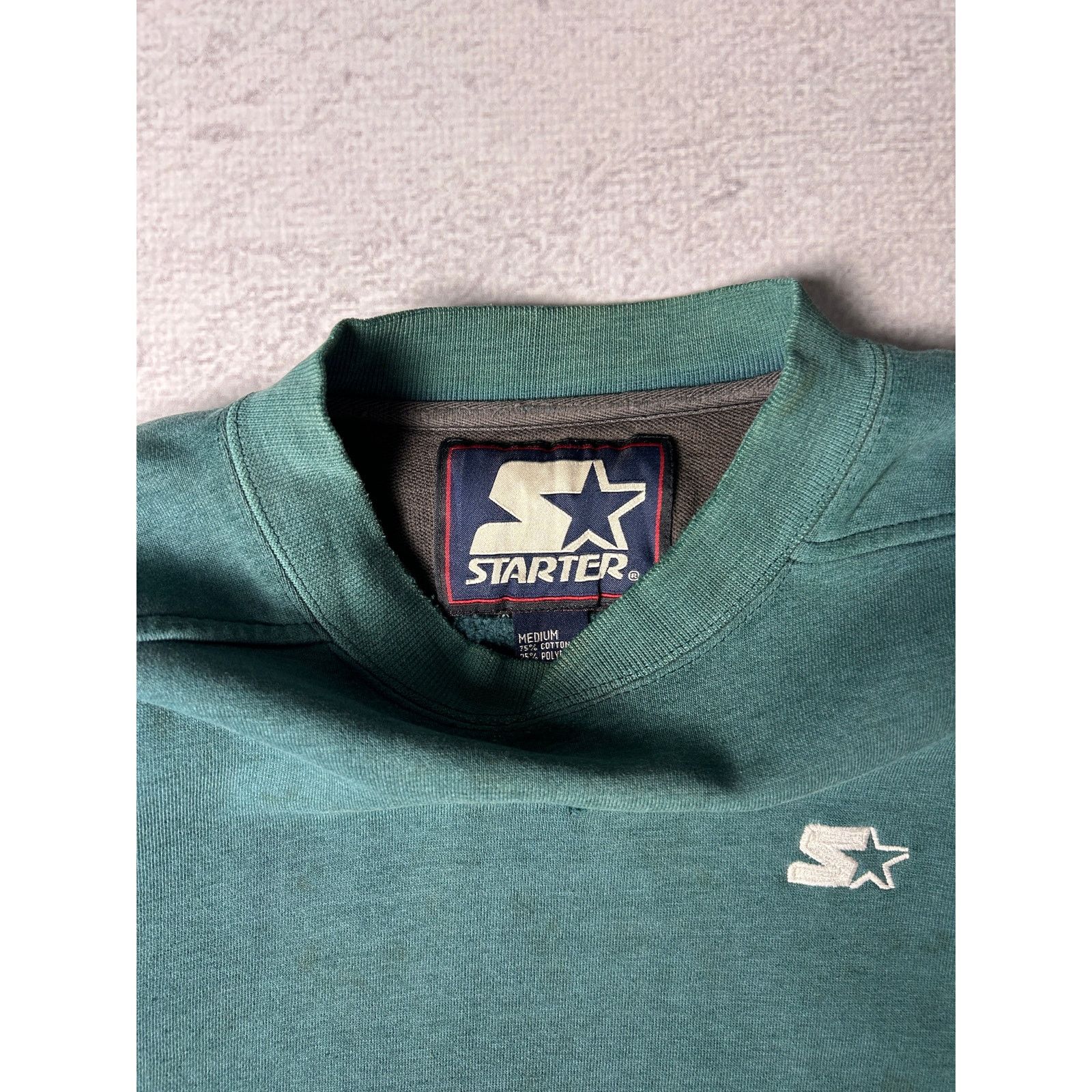 Starter Vintage 90s Starter Tonal Crewneck Sweatshirt - Men's Medium Size US M / EU 48-50 / 2 - 3 Thumbnail