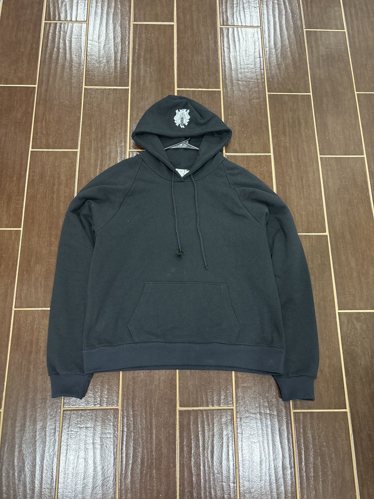 Chrome Hearts Vintage Thermal Floral Horseshoe Hoodie M