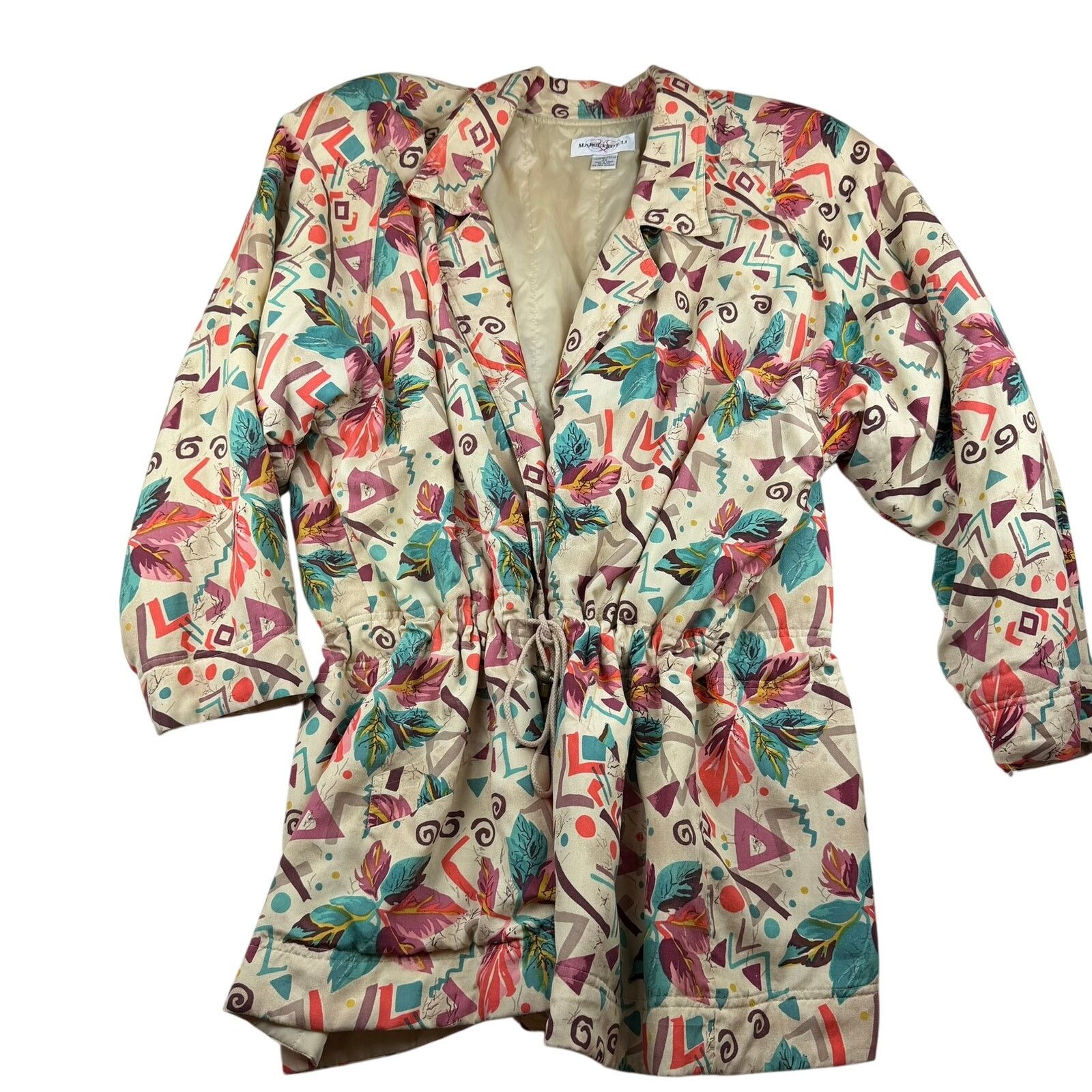 Other Marguerite Li Silk Blazer Jacket 2X Tropical Print Size XXL / US 16-18 / IT 52-54 - 1 Thumbnail