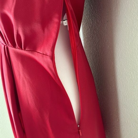 Sandro Sandro Leana Faux-Wrap Mini Dress Red 36 Size XS / US 0-2 / IT 36-38 - 5 Thumbnail