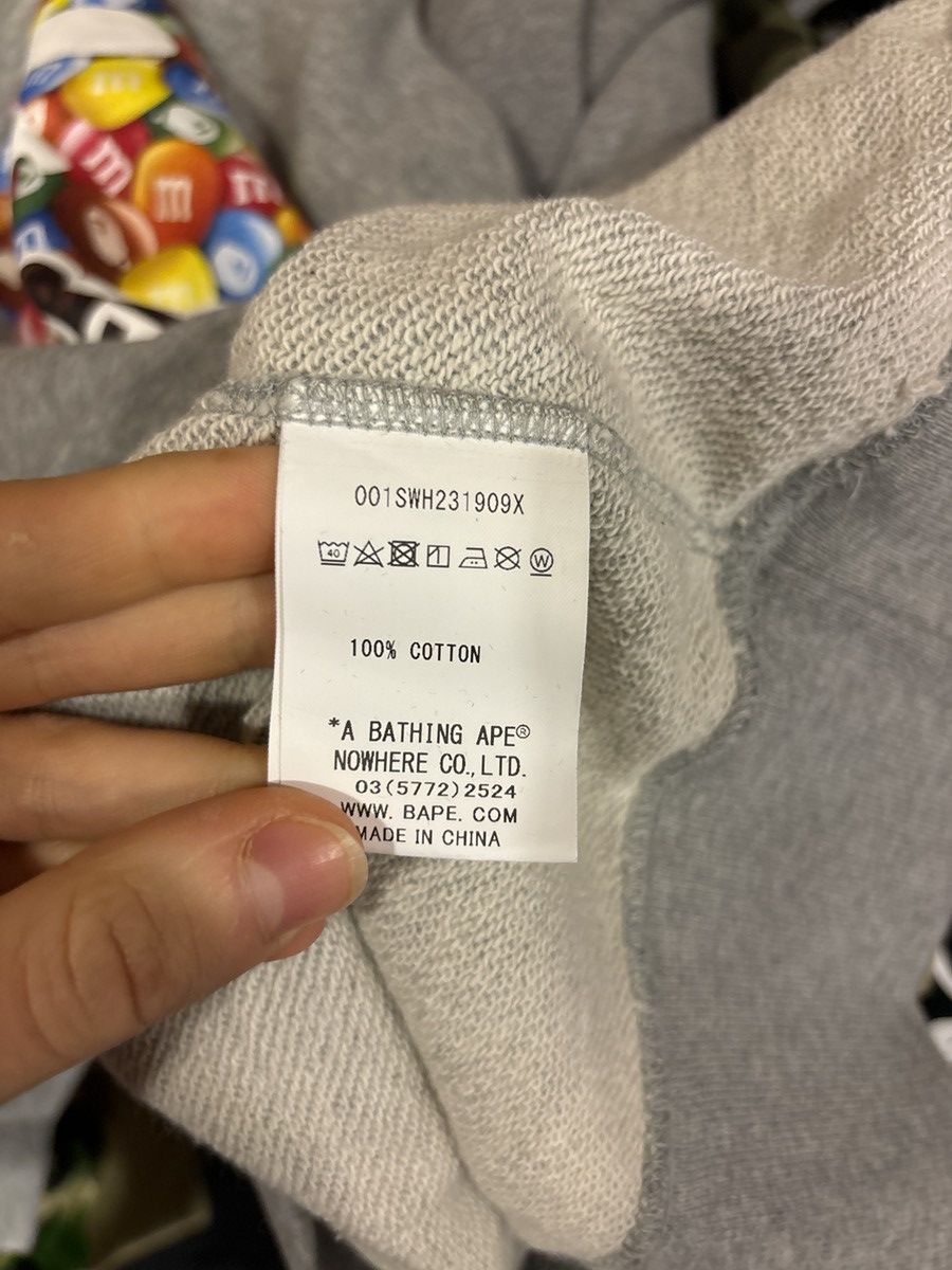 Bape Bape x M&M Grey Ape Head Crewneck Size US L / EU 52-54 / 3 - 6 Thumbnail