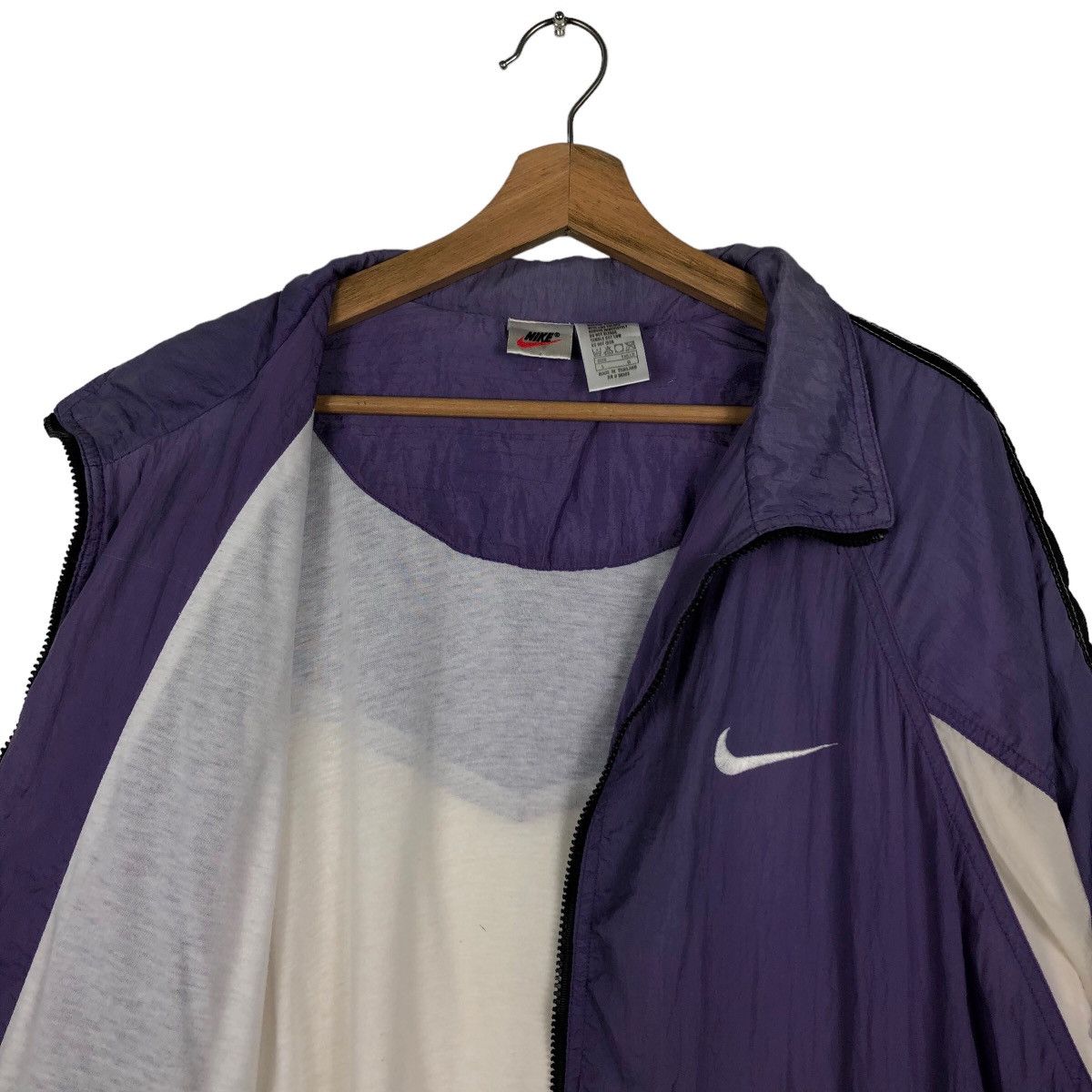 Nike × Vintage 🔥90’s Vintage Nike Jacket Big Logo Swoosh Size US L / EU 52-54 / 3 - 9 Thumbnail
