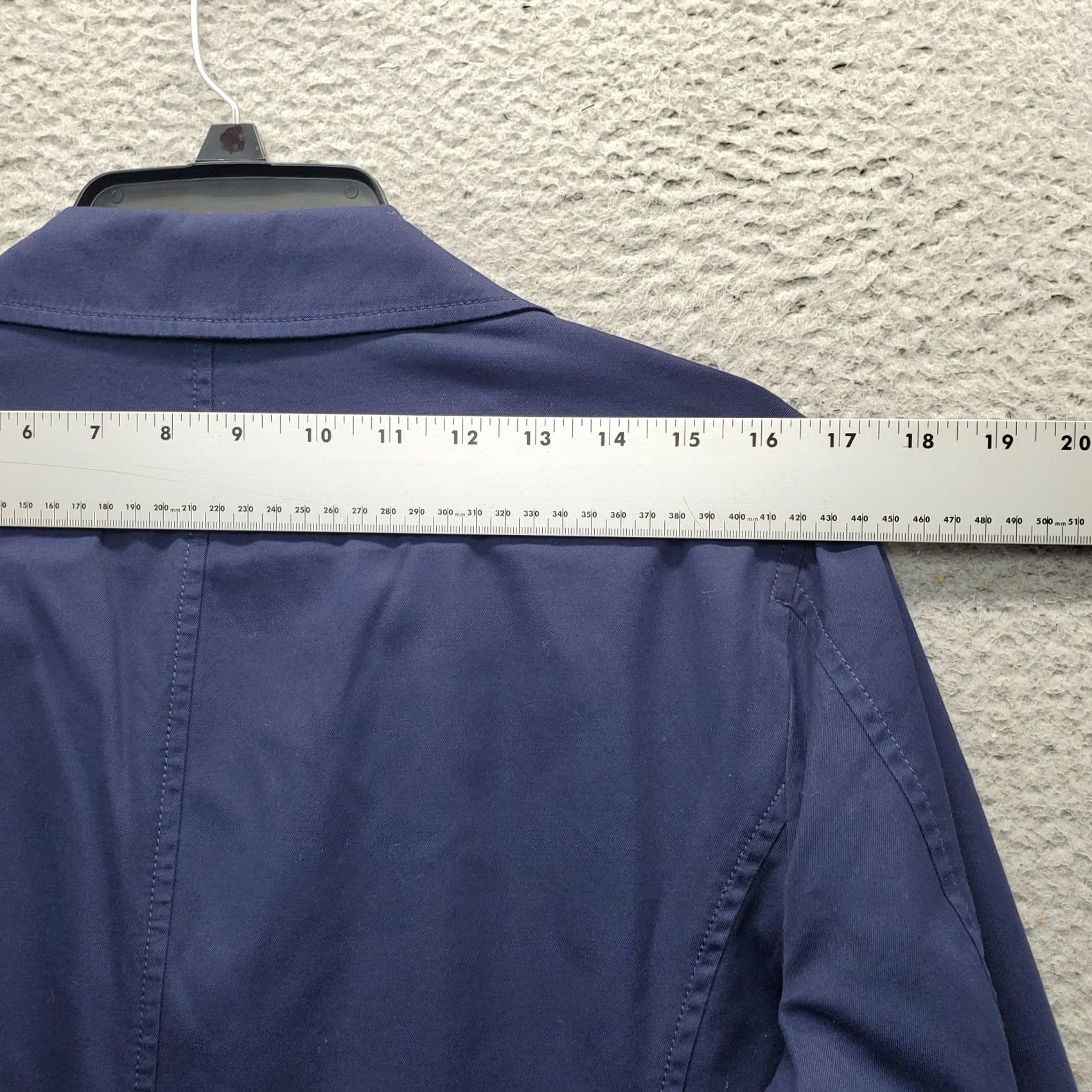 Vintage L.L. Bean Blazer Jacket Womens Size 12P Petite Blue Single Breasted Notch Lapel Vintage: No Size XL / US 12-14 / IT 48-50 - 5 Thumbnail