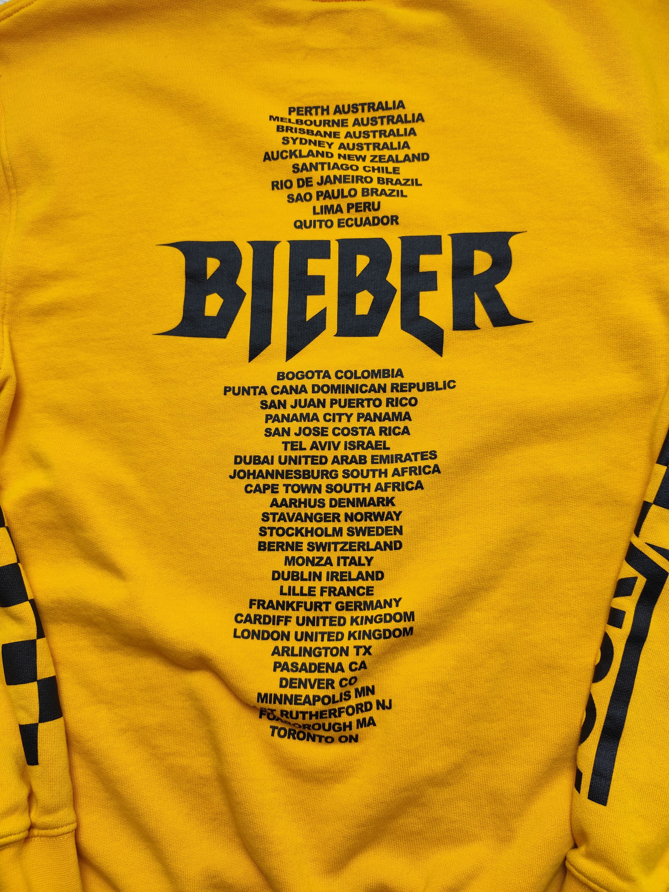 Justin Bieber Justin Bieber Purpose Stadium Tour Graphic Logo Sweatshirt Size US S / EU 44-46 / 1 - 5 Thumbnail