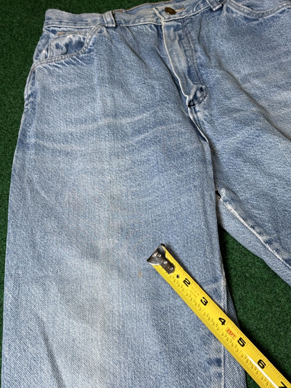 Vintage × Wrangler Vintage 80s 90s Wrangler Straight Leg Light Wash Faded Jeans Size 26" / US 2 / IT 38 - 13 Thumbnail