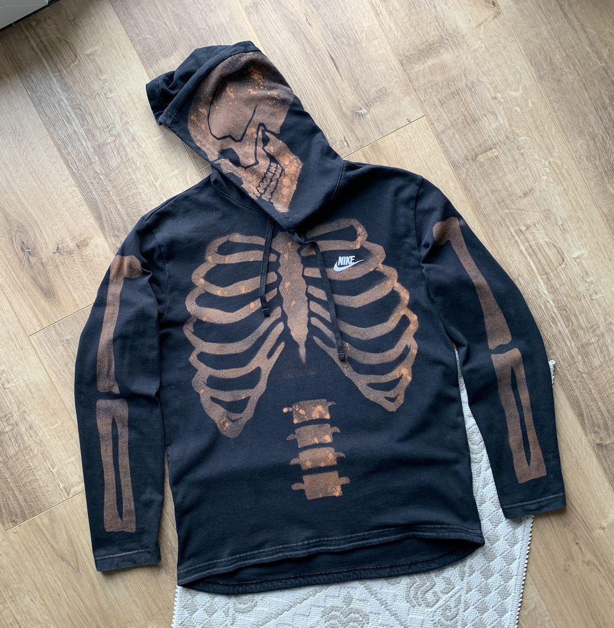 Nike Vintage Nike Skeleton big logo hoodie Size US M / EU 48-50 / 2 - 3 Thumbnail