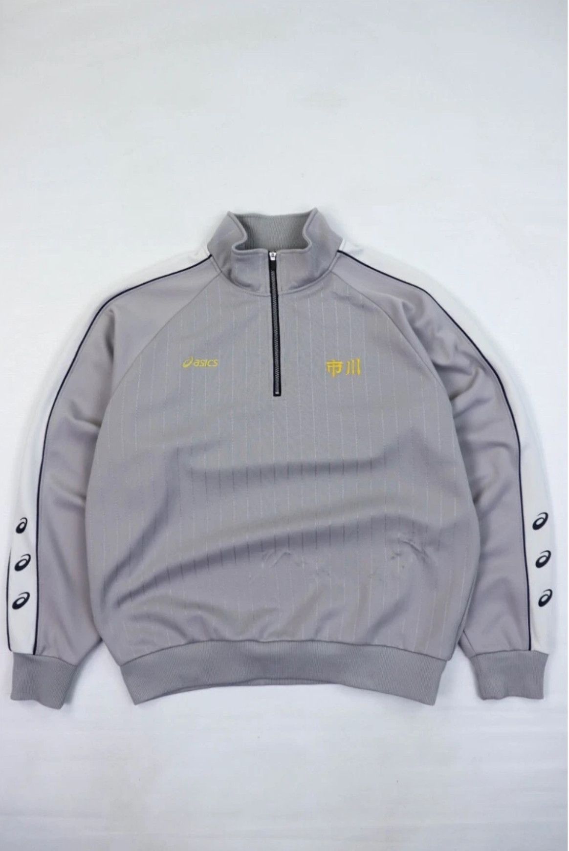 Asics Asics Japan Co Vintage School Uniform Jersey Track Pullover Size US M / EU 48-50 / 2 - 1 Thumbnail