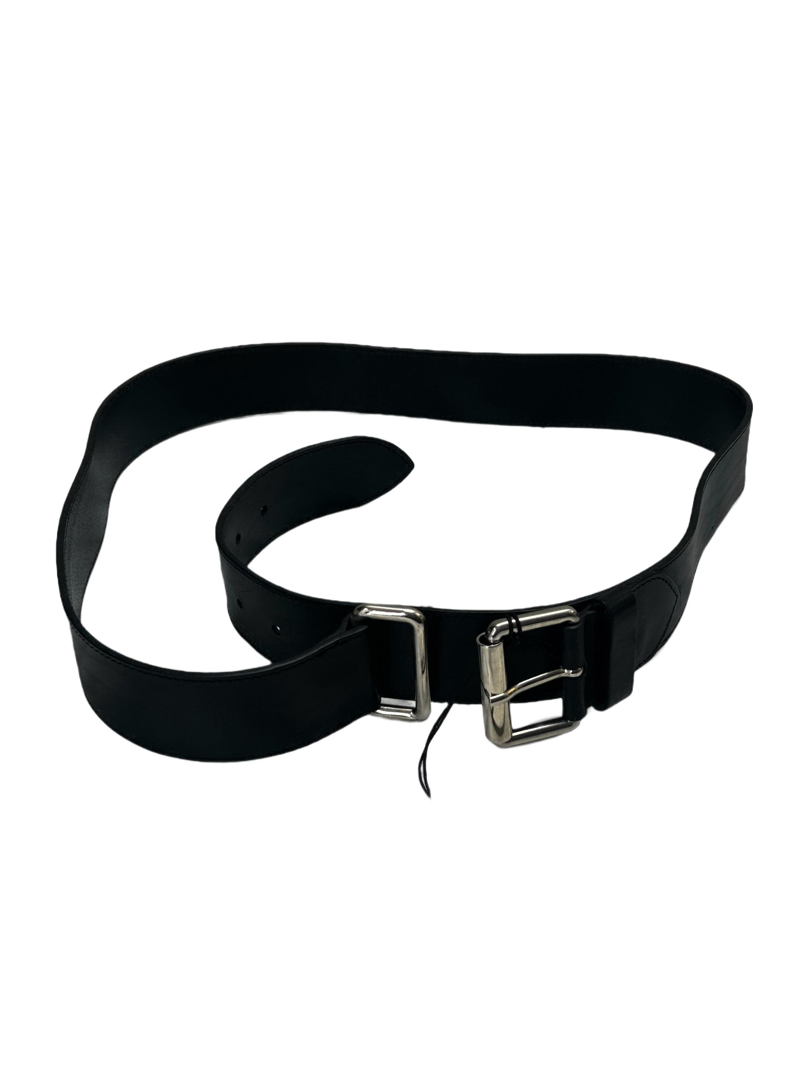 Marc Jacobs Marc Jacobs Black Leather Belt Size 36 - 5 Thumbnail