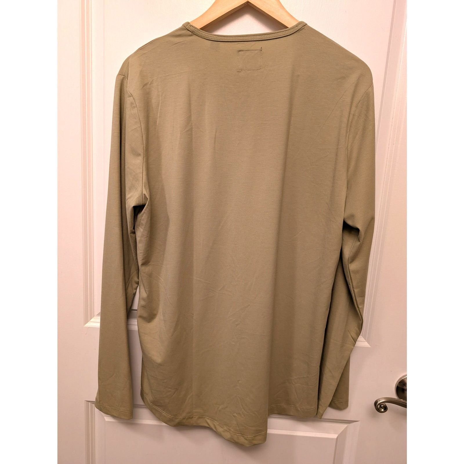 Other Cuts Men's AO Long Sleeve Curve-Hem Tee Khaki Pyca Pro Size US L / EU 52-54 / 3 - 2 Thumbnail